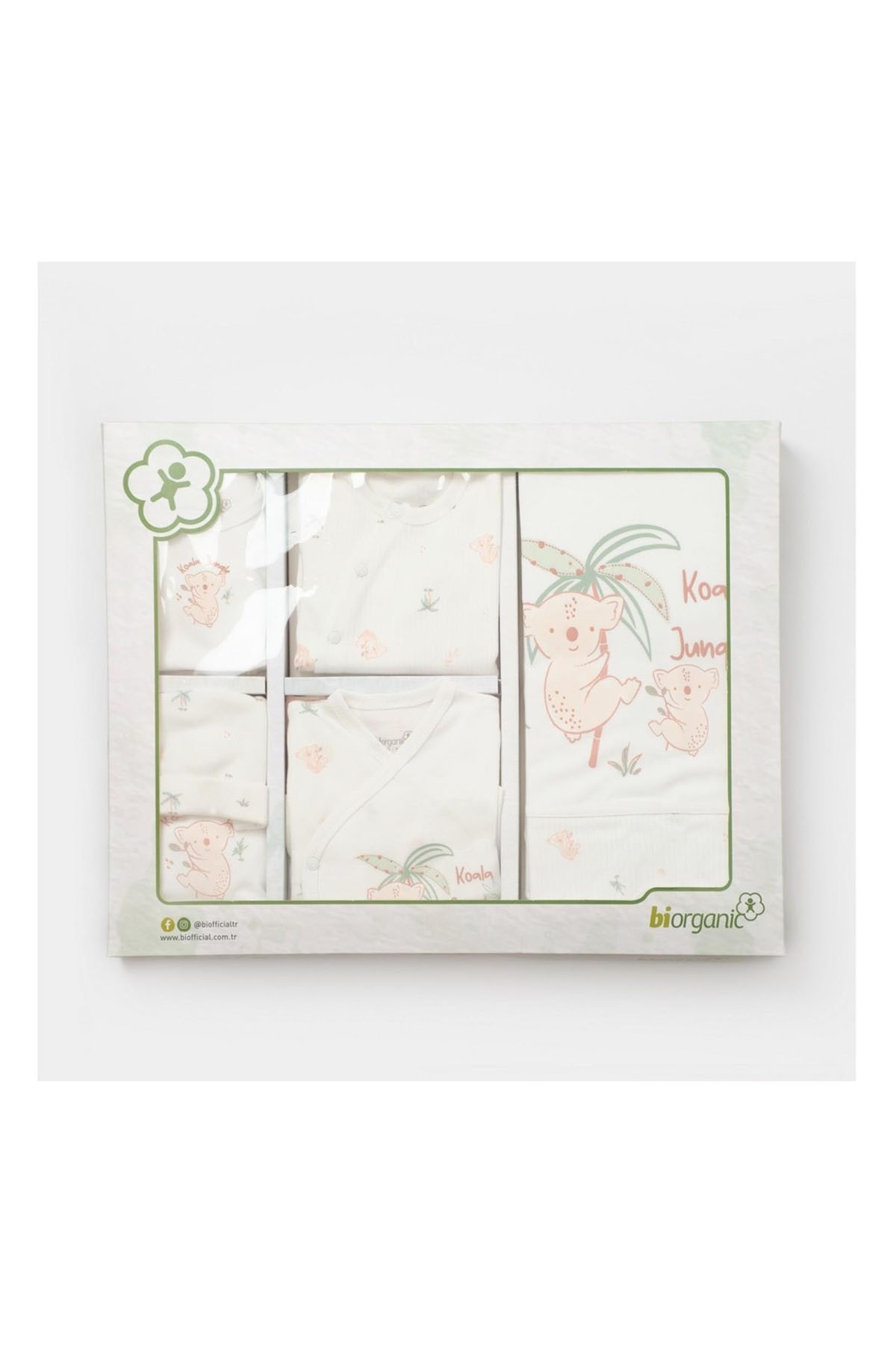 Biorganic Koala Jungle Hastane Çıkışı 10'lu Set Pembe