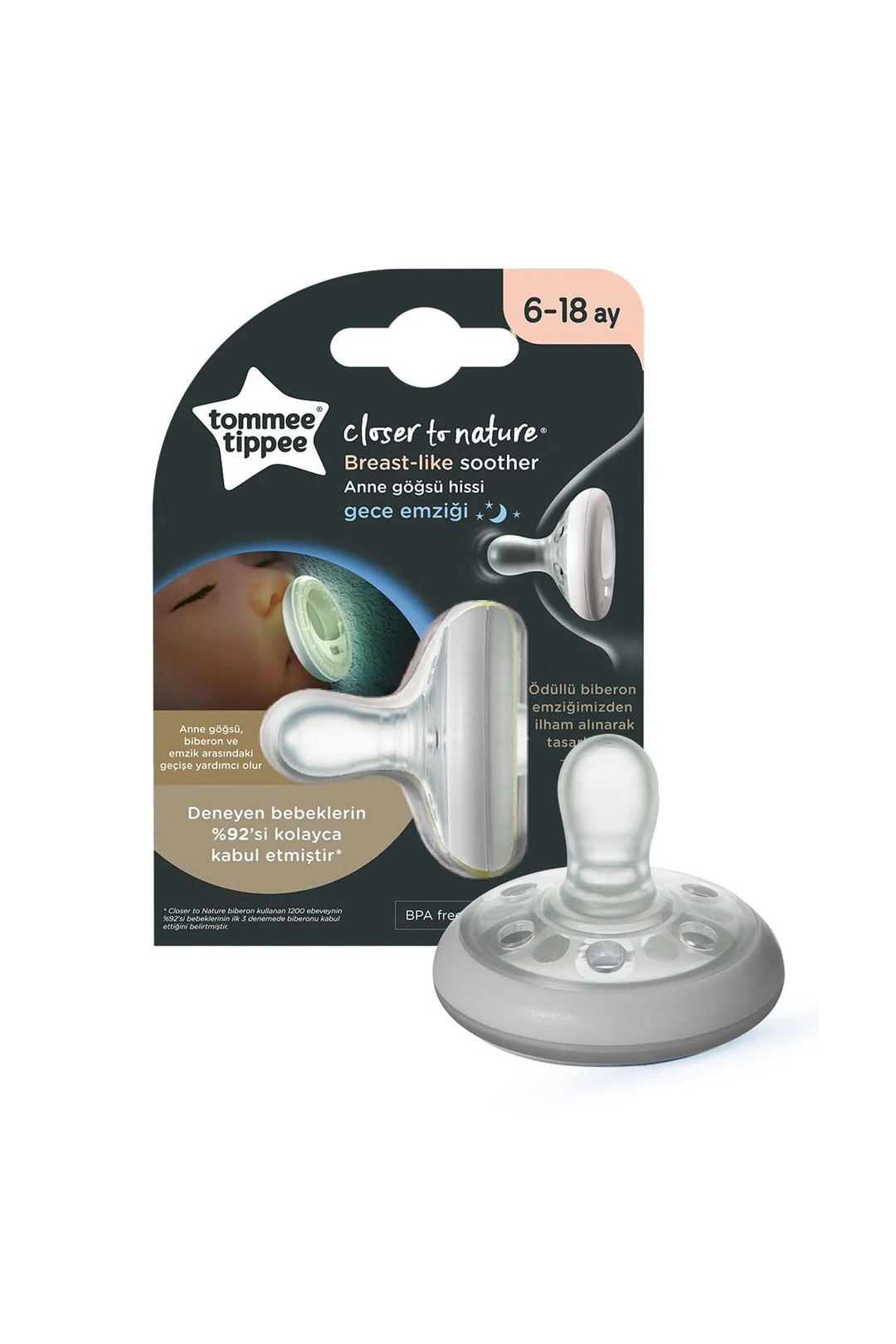 Tommee Tippee Biberon Emzik Hızlı Akış 2 li