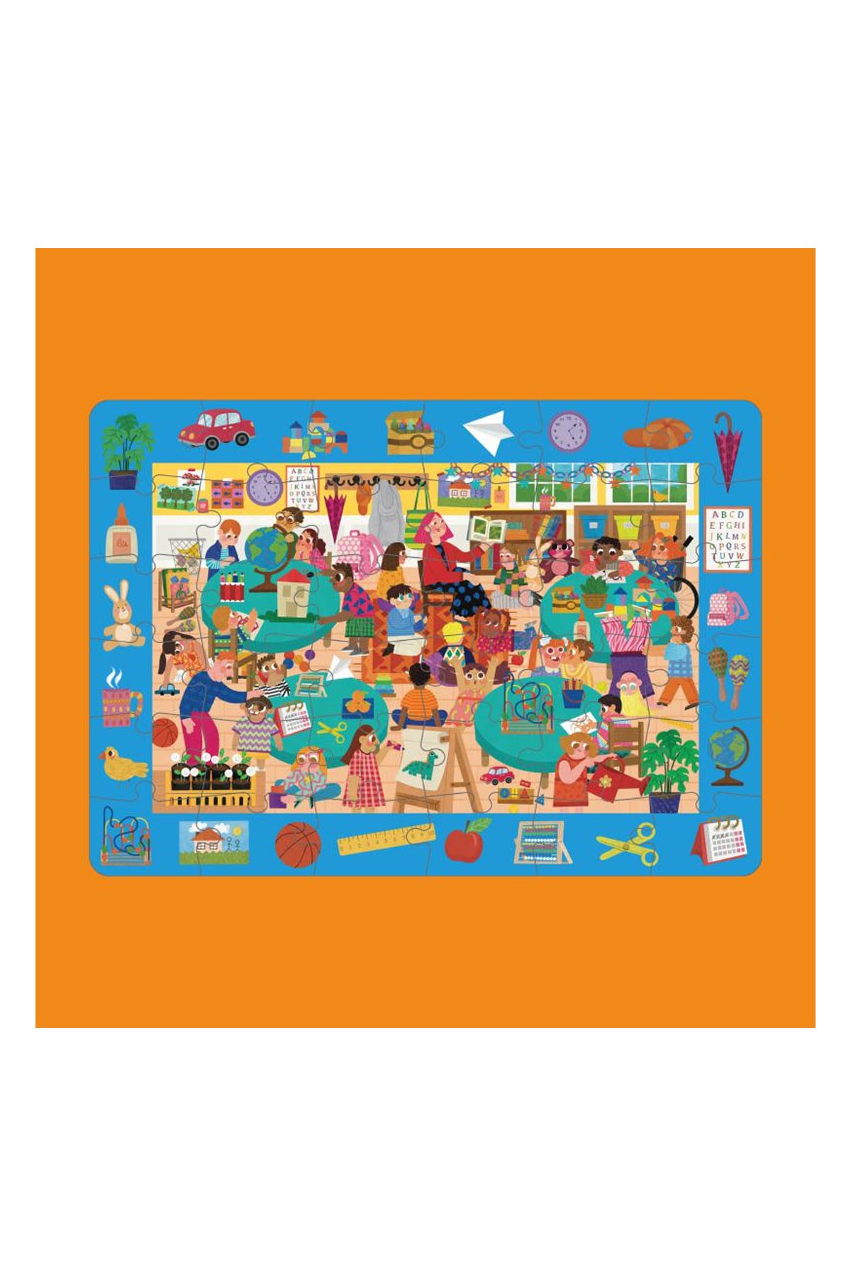 Moritoys Look & Find Puzzle: Kindergarten - 36 Parça Yapboz ve Gözlem Oyunu