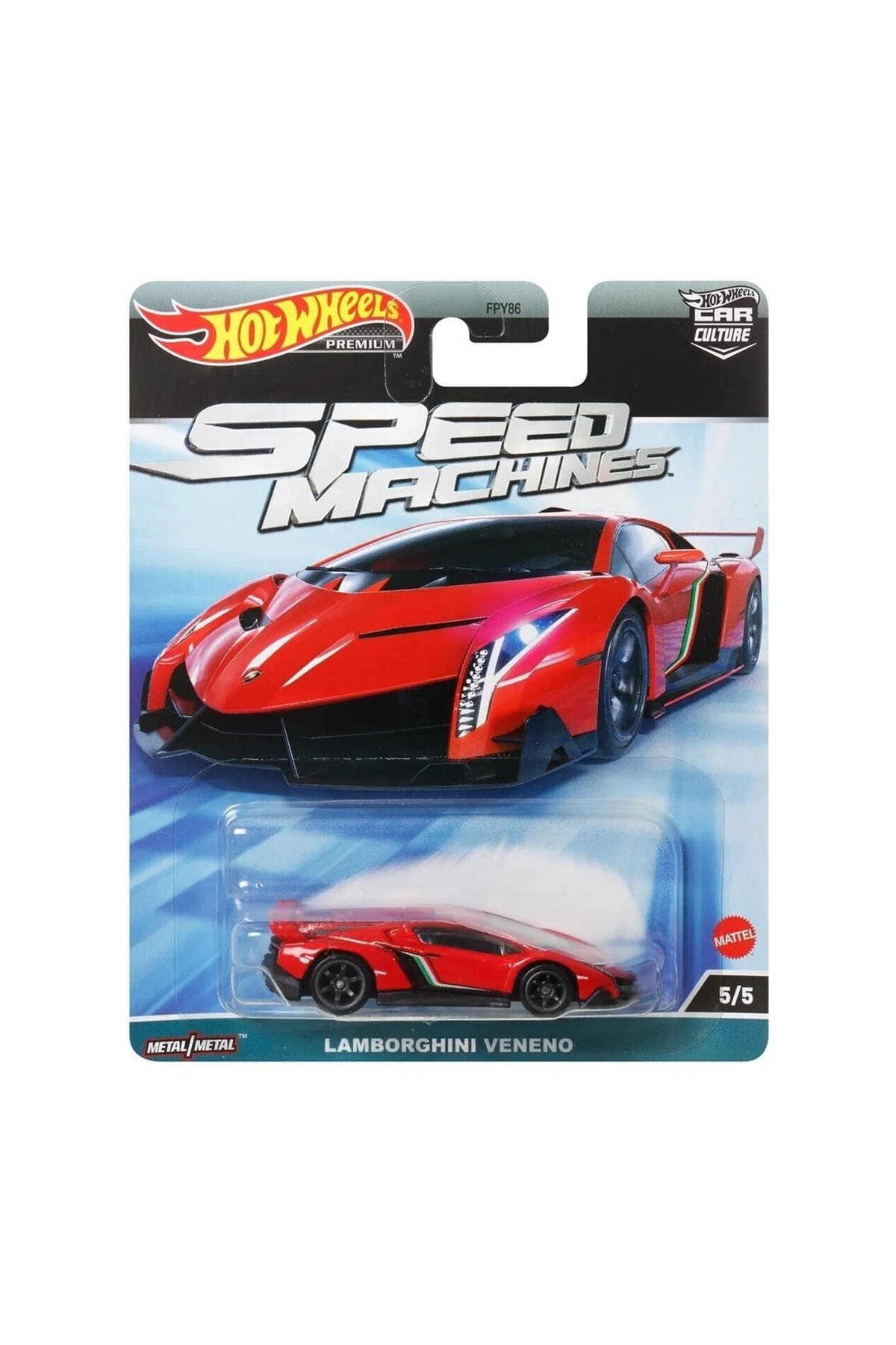 Hot Wheels Car Culture Premium Arabalar Speed Machine Lamborghini Veneno HKC41