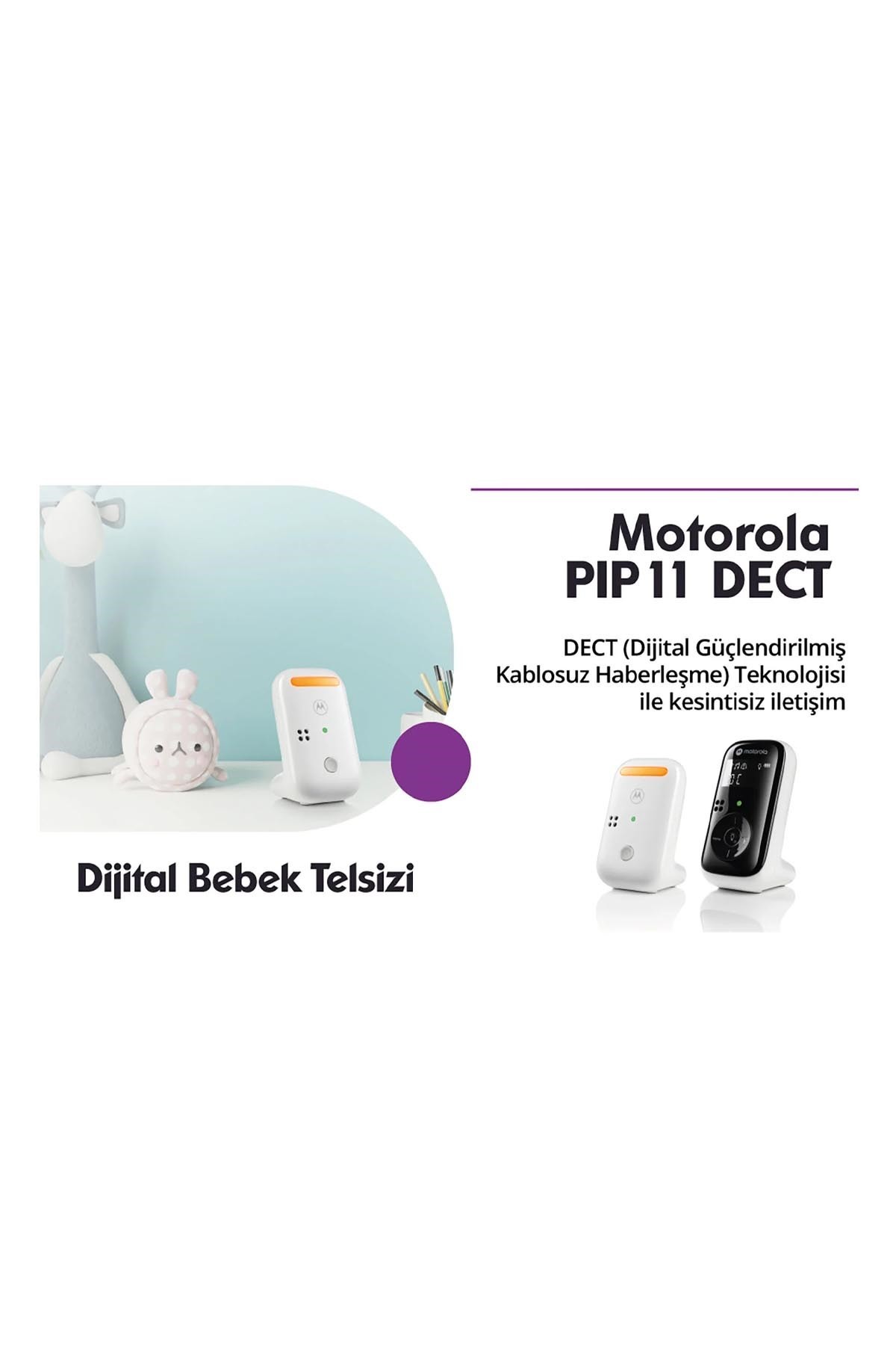 Motorola PİP11 Dect Dijital Ekranlı Bebek Telsizi