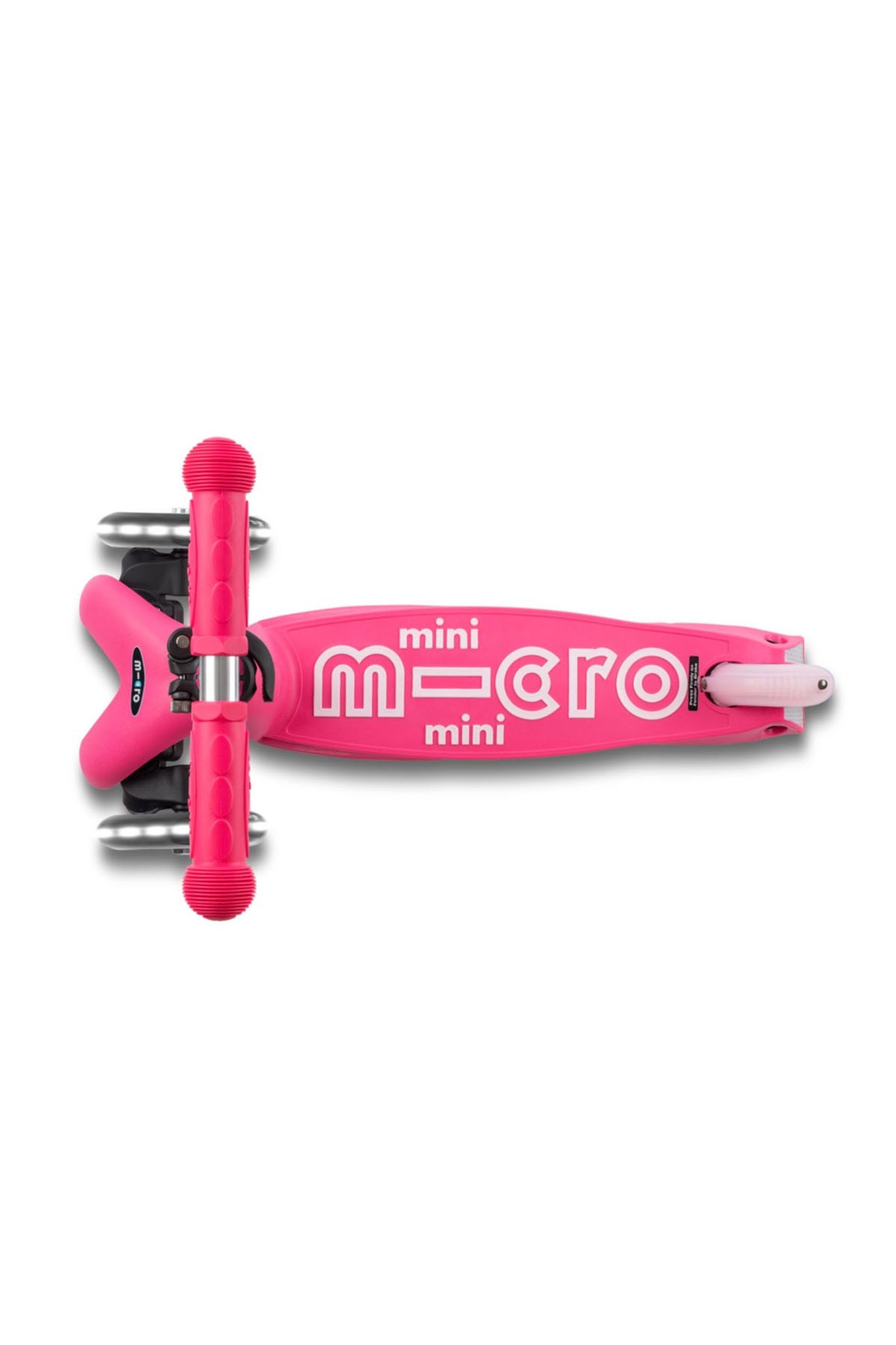 Mini Micro Scooter Deluxe Foldable LED Pink