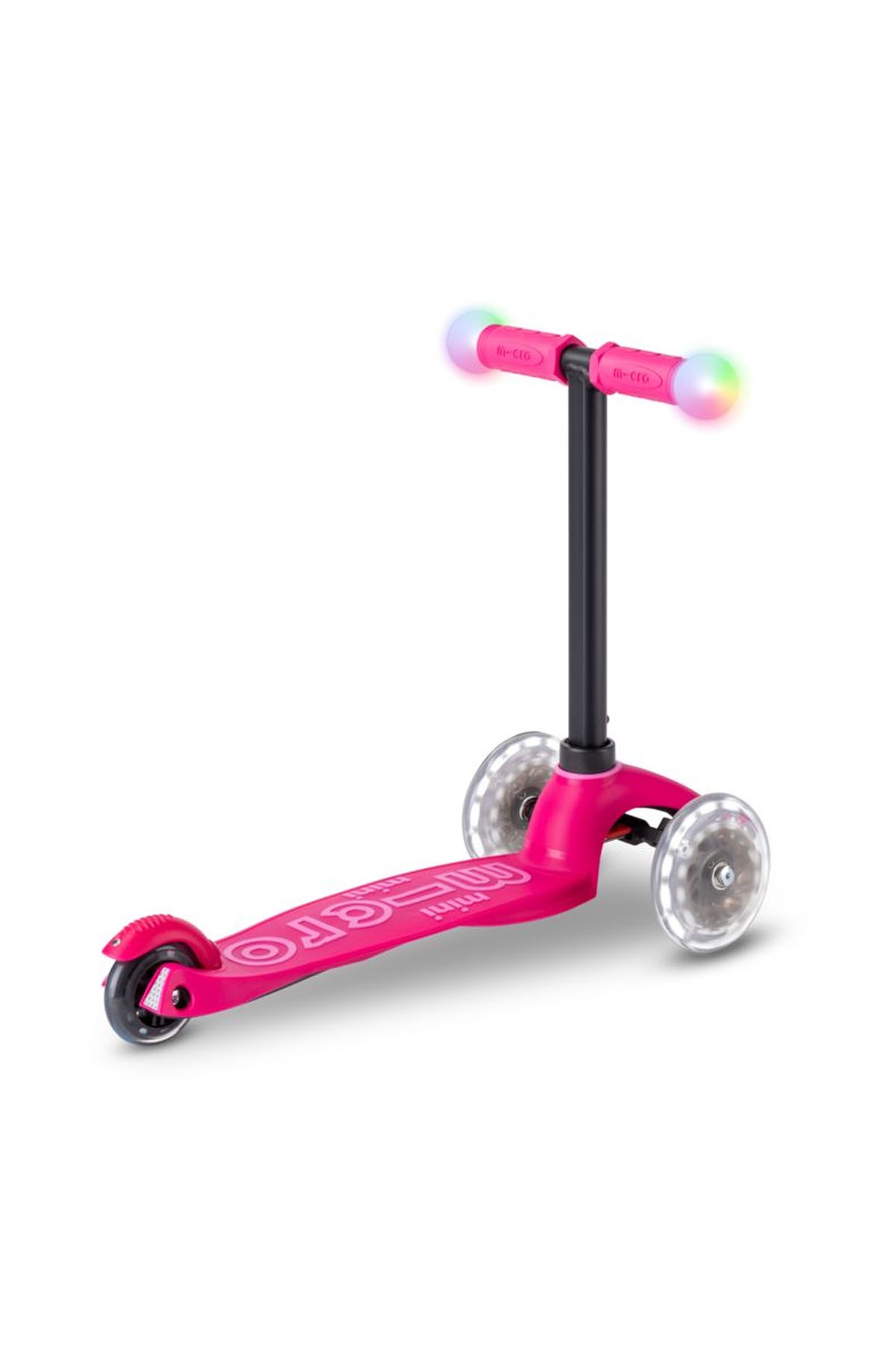 Micro Mini2Grow Deluxe Magic LED 3 Tekerlekli Scooter Pink