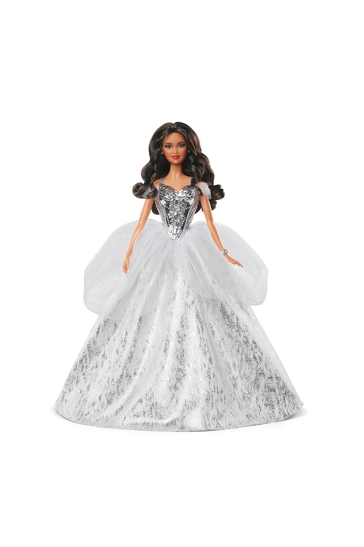 Barbie 2021 Mutlu Yıllar Bebeği Kumral GXL20