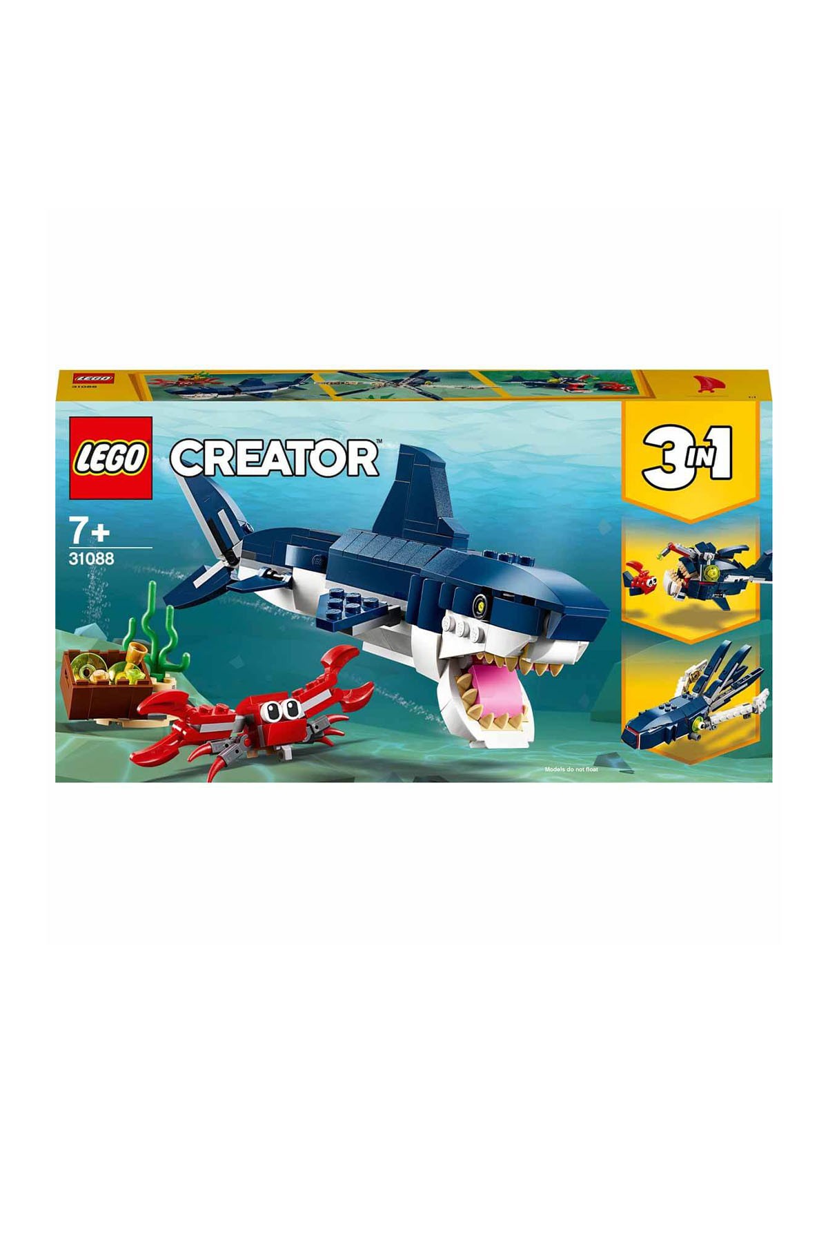 LEGO Creator 3’ü 1 arada Derin Deniz Yaratıkları 31088