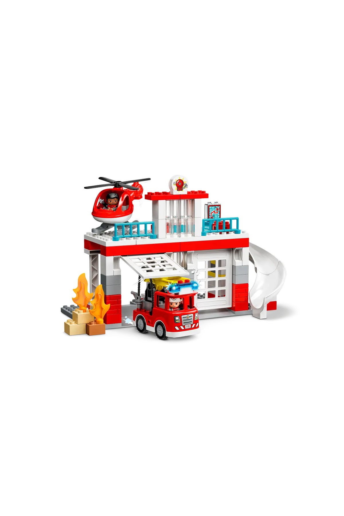 Lego Duplo Kurtarma İtfaiye Merkezi ve Helikopter 10970