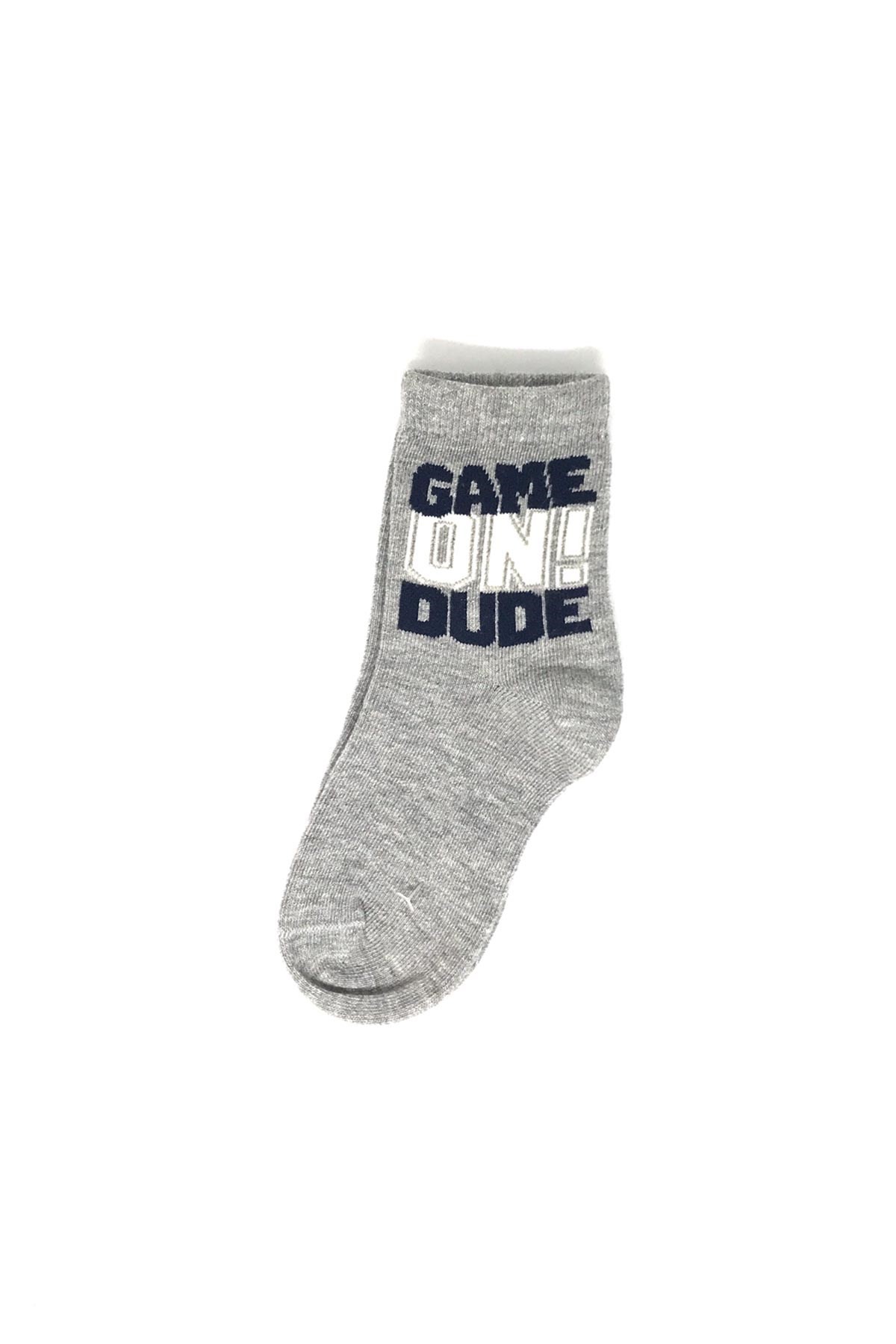 Step Game On Soket Çorap Gri