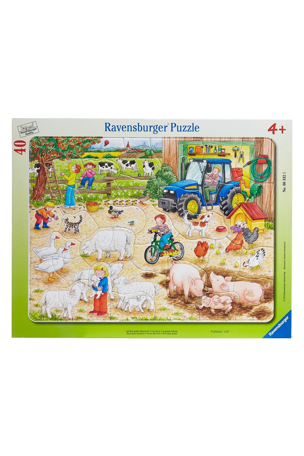 Ravensburger 40 Parçalı Küçük Çerçeveli Puzzle Büyük Çiftlik-063321