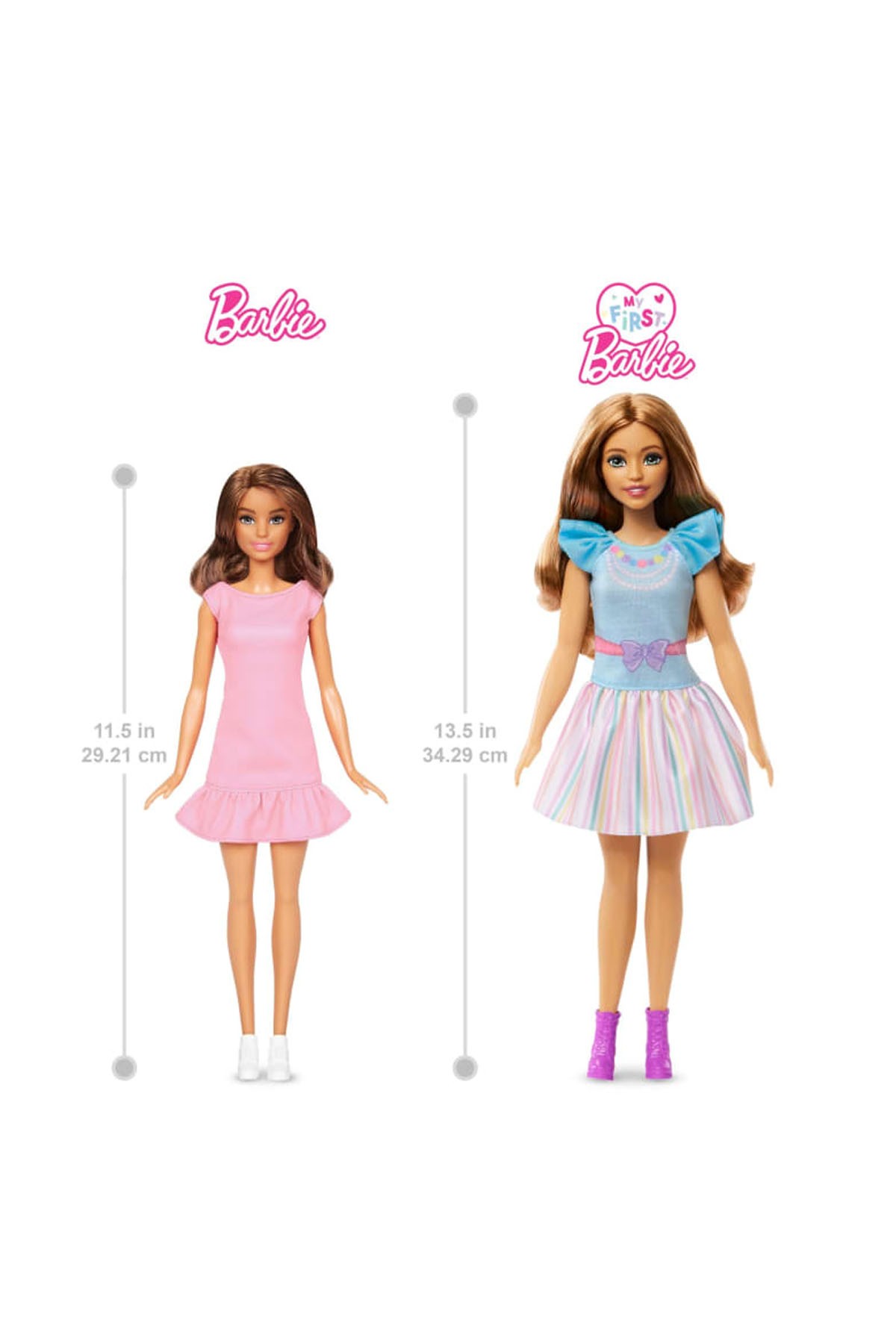 Barbie My First Barbie İlk Barbie Bebeğim Serisi Bebekleri Brunette HLL21