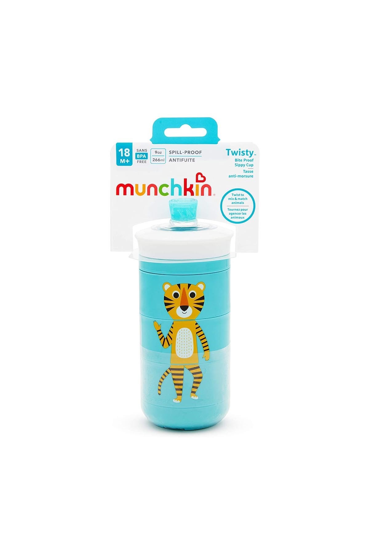 Munchkin Twisty Mix& Match Isırma K.A. Bardak 266 ML Mavi