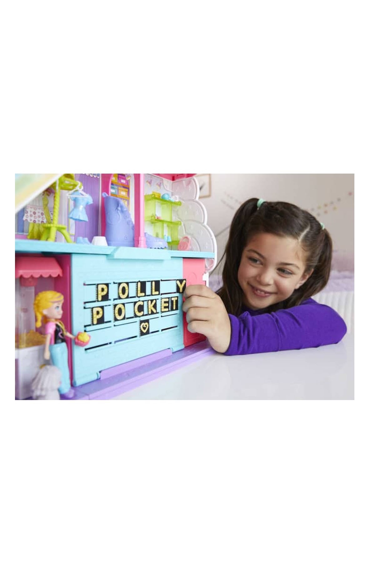 Polly Pocket Gökkuşağı Alışveriş Merkezi Oyun Seti HHX78