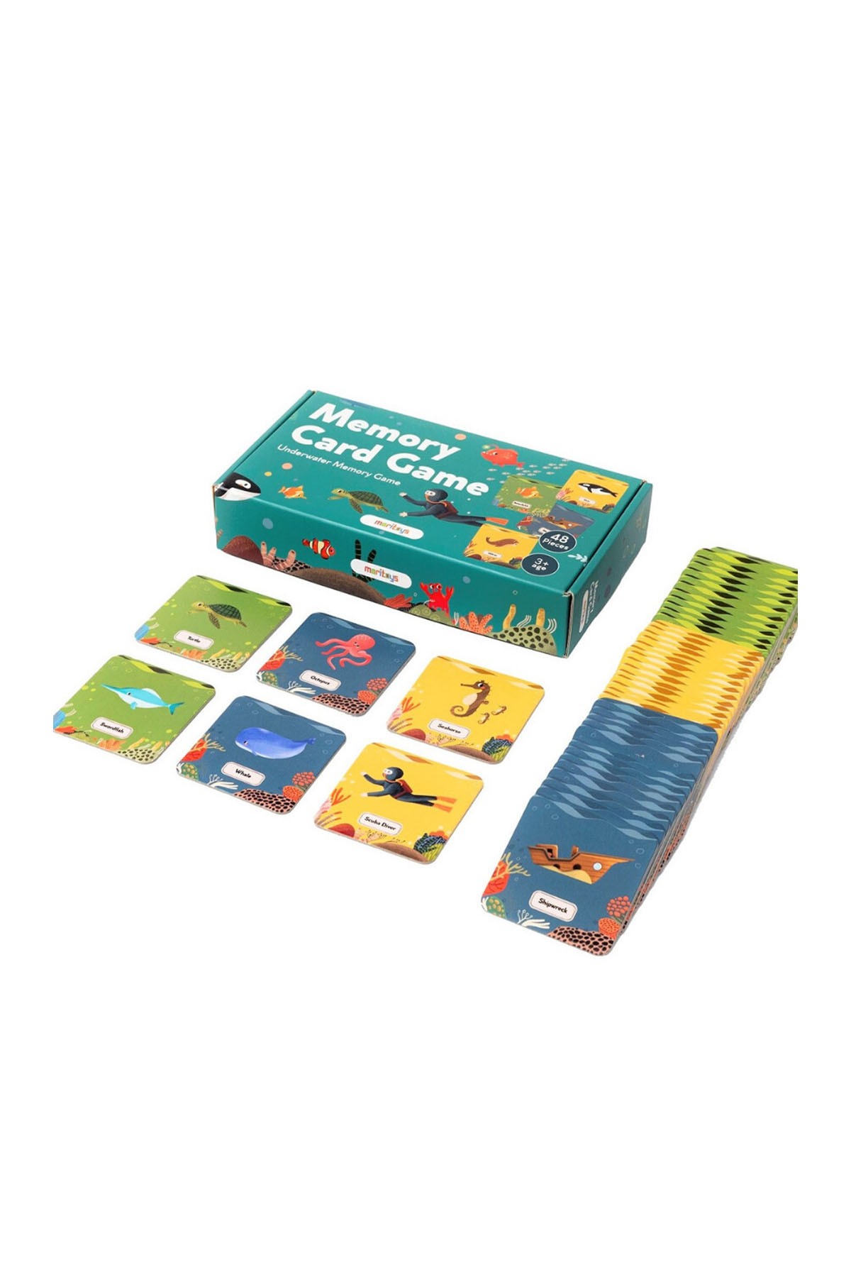 Moritoys Memory Card Game 48 Kartlı Hafıza ve Eşleştirme Oyunu
