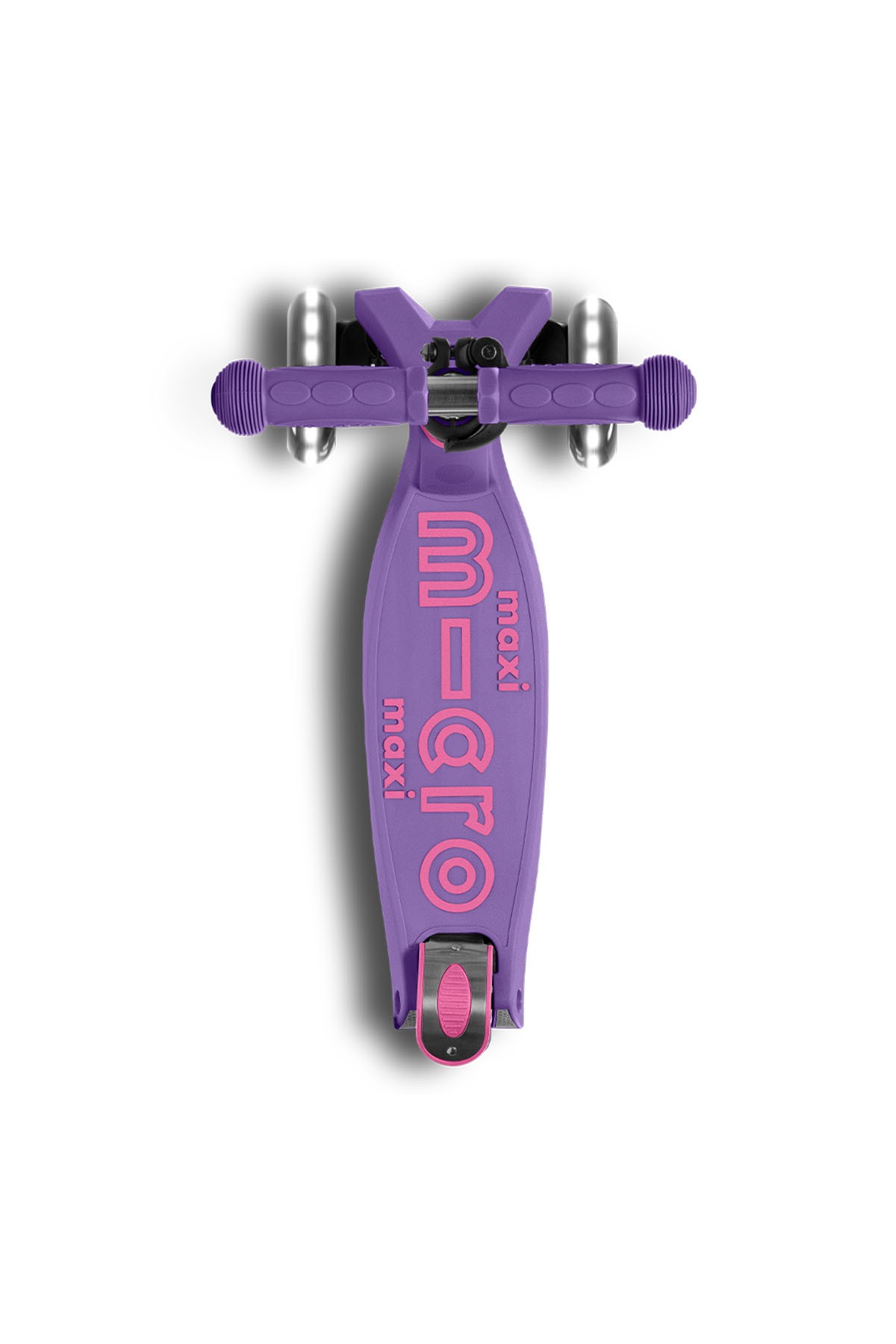 Micro Maxi Micro Deluxe LED Foldable 3 Tekerlekli Scooter Purple