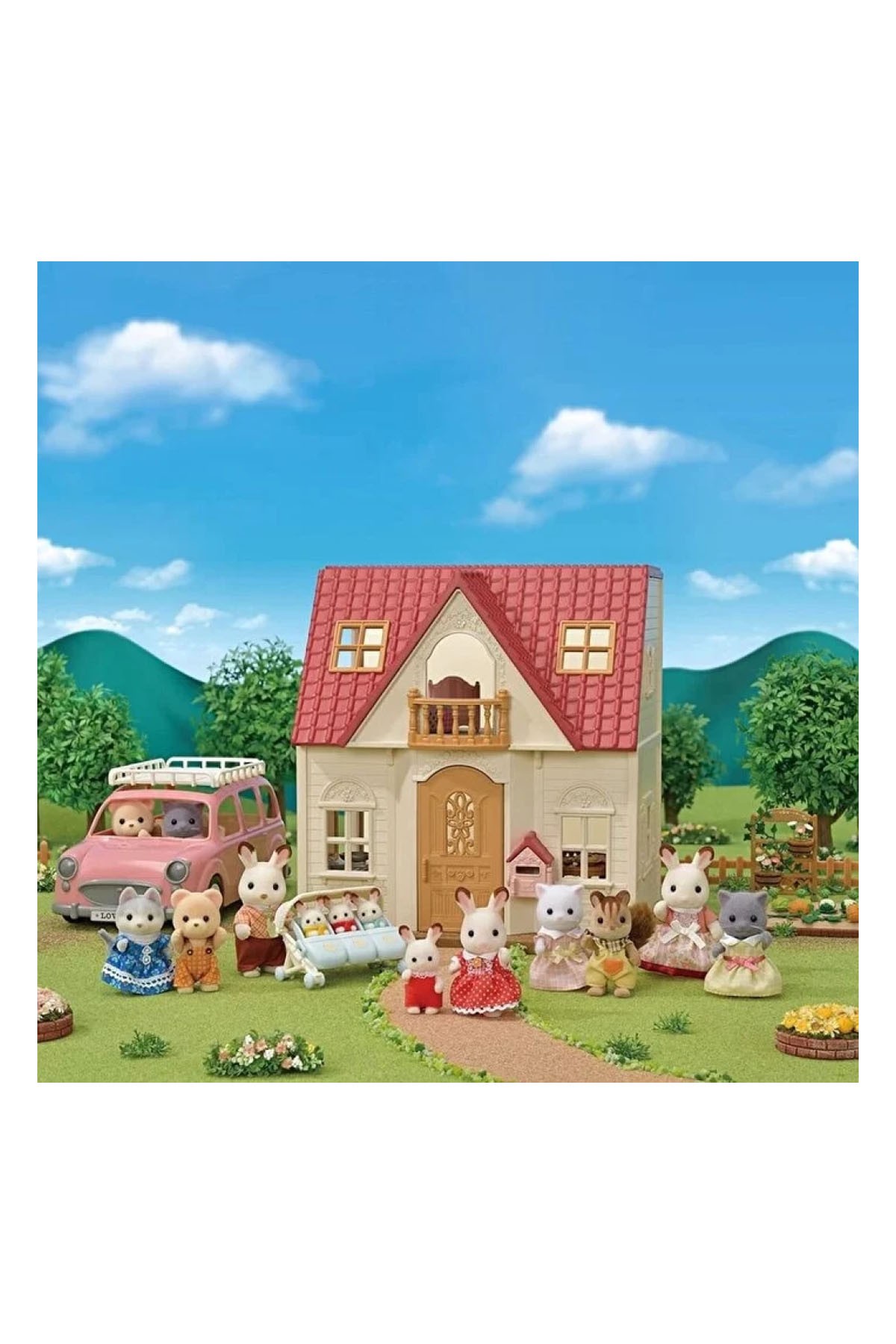 Sylvanian Families Kırmızı Çatılı Başlangıç Evi Oyun Seti