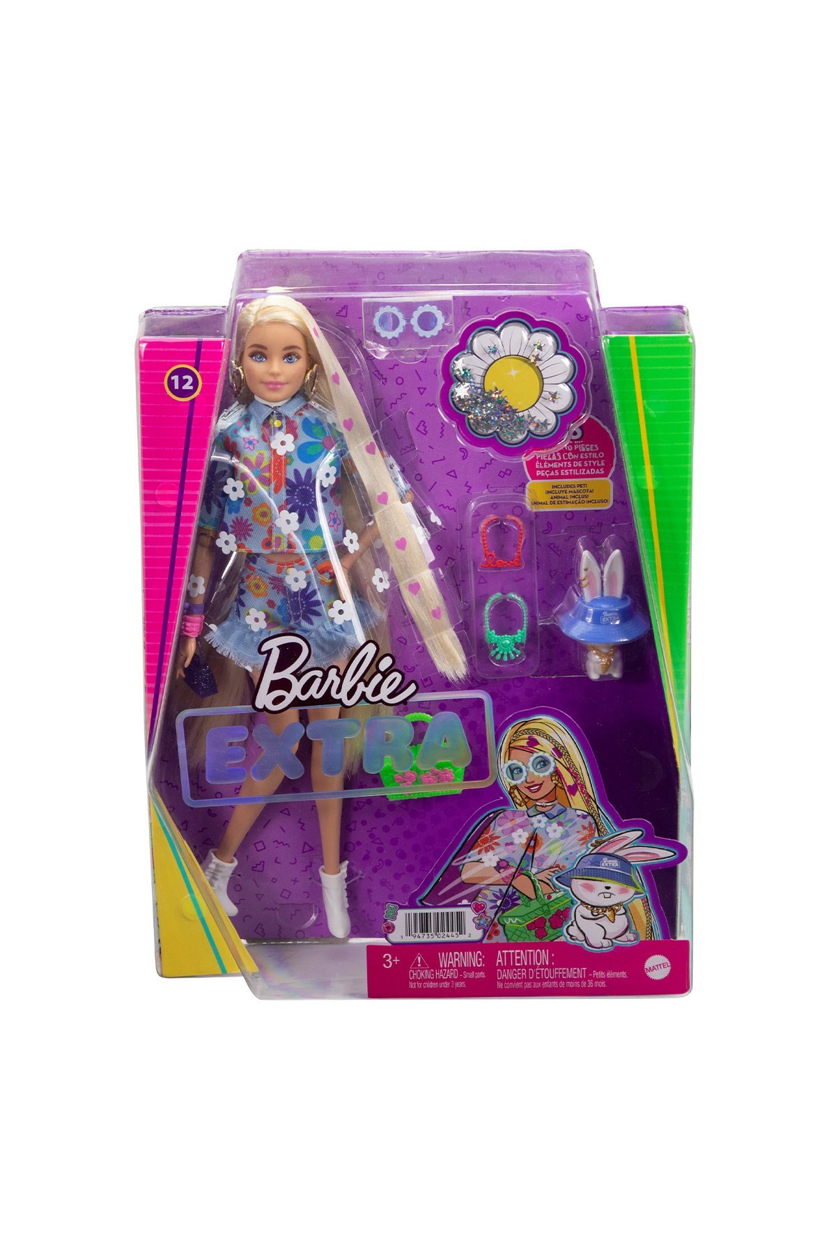 Barbie Extra Mavi Etekli Bebek