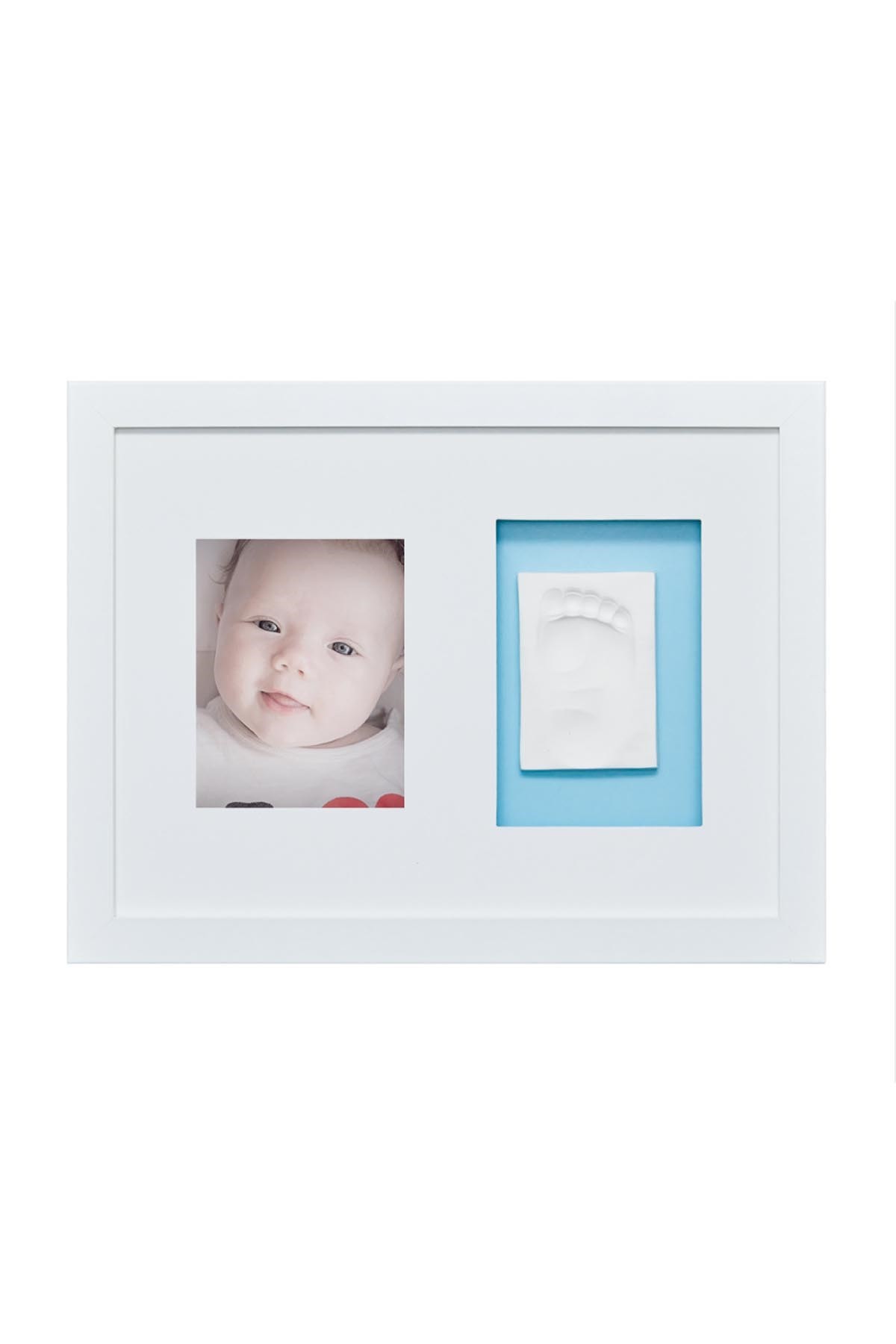Baby Memory Prints Duvar Çerçevesi Beyaz