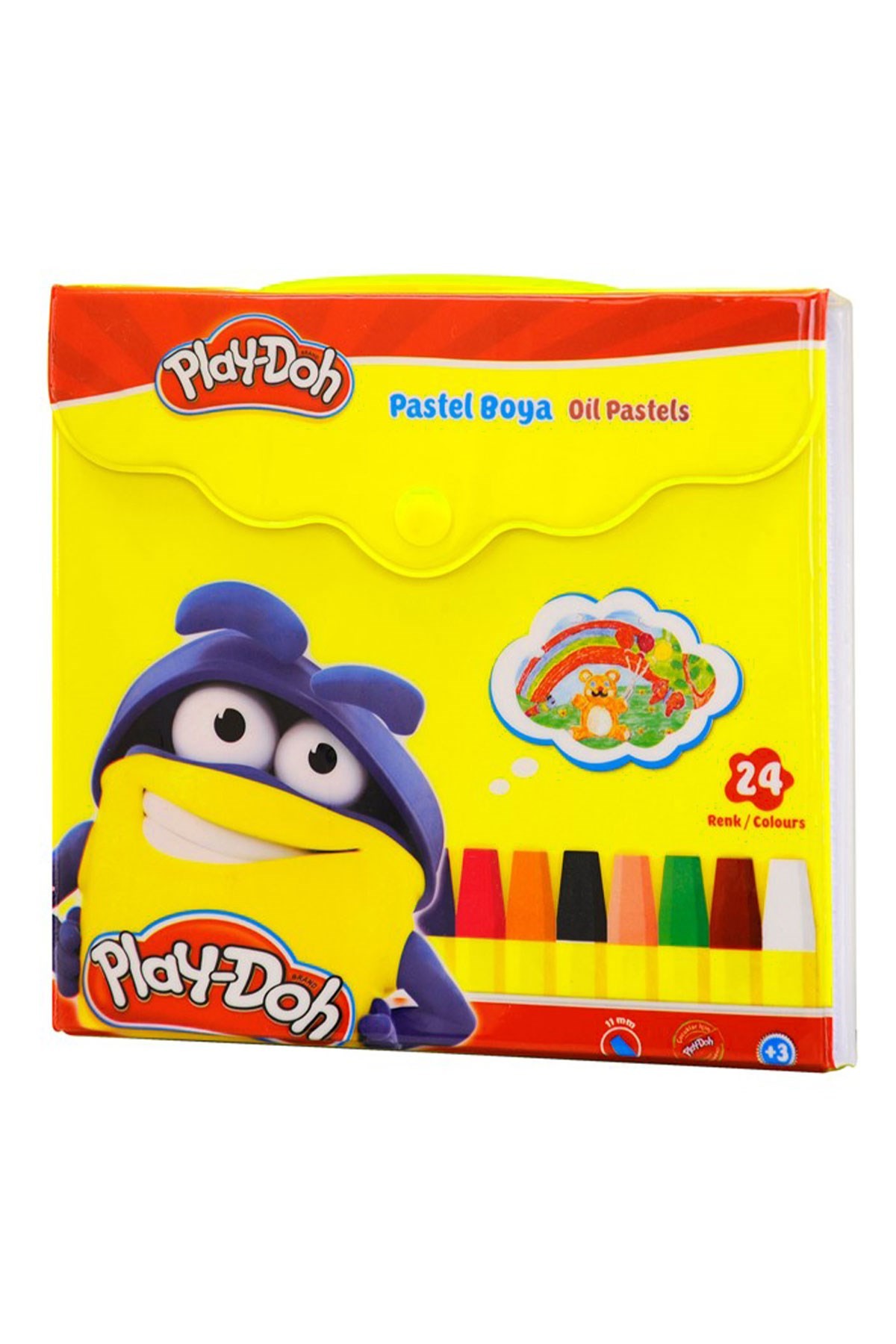 Play-Doh Çantalı Pastel Boya 24 Renk