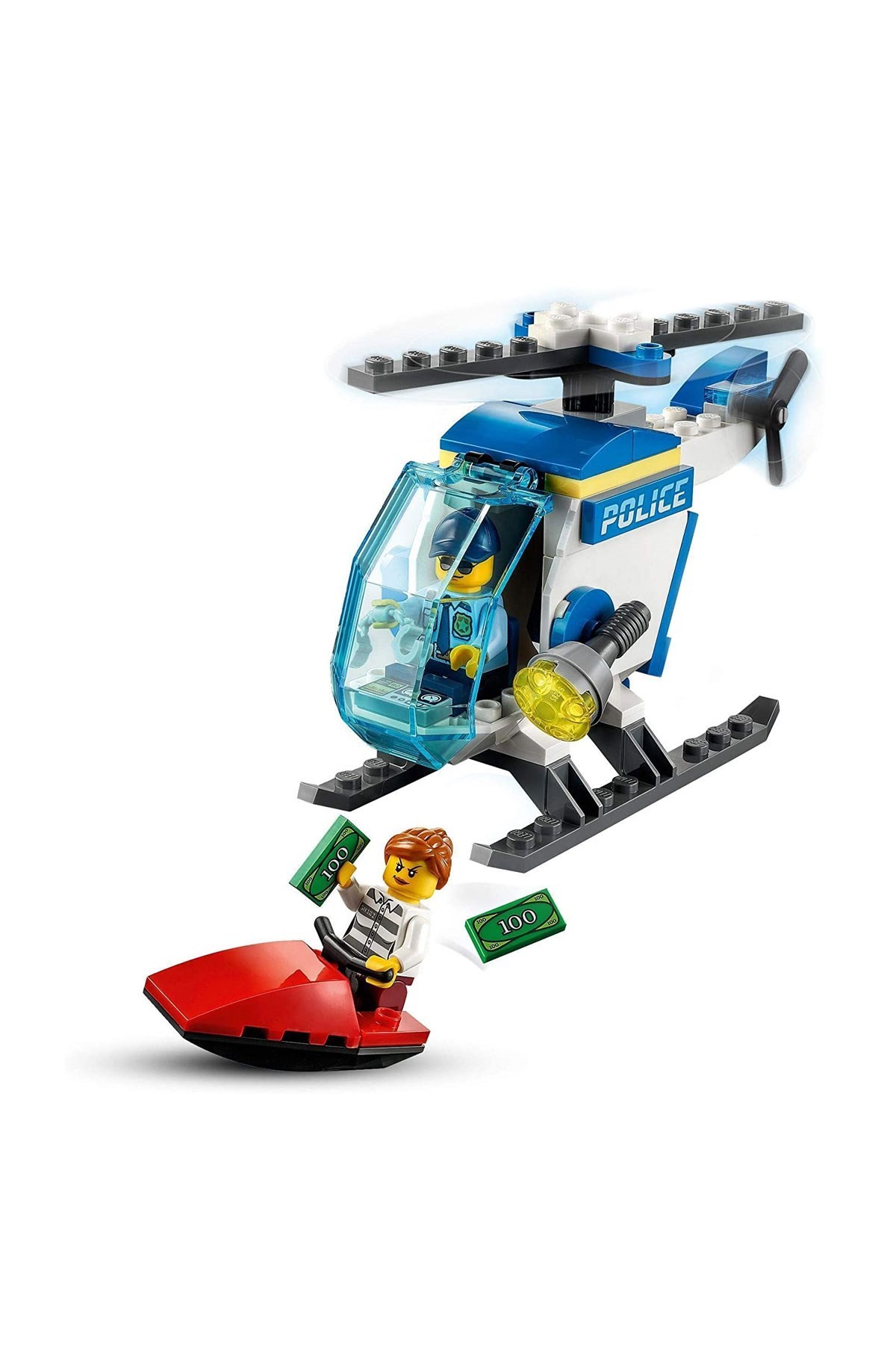 Lego City Polis Helikopteri Yapım Seti 51 Parça