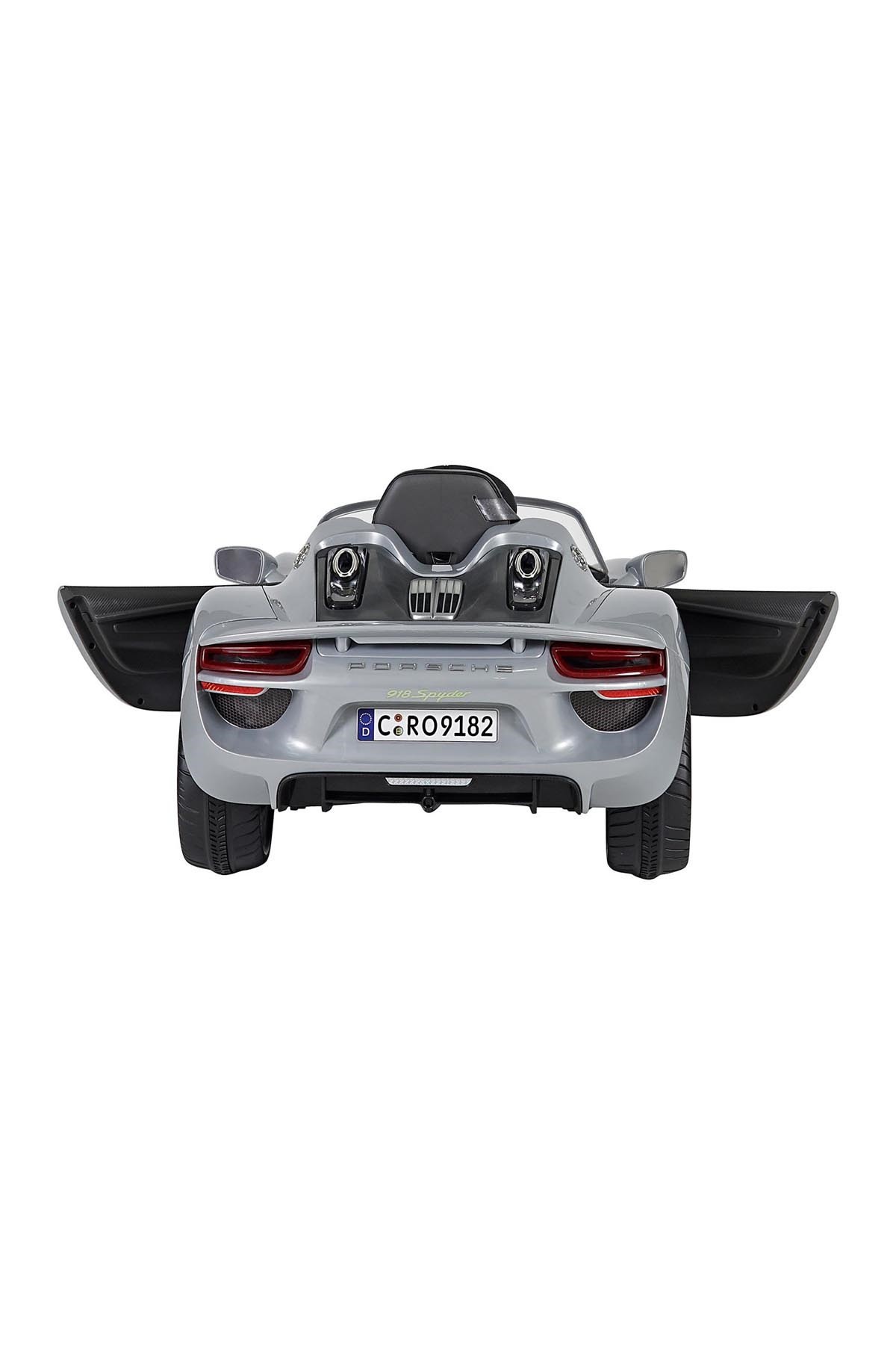 Rollplay W418QHG4 Porsche 918 Spyder 12V Uzaktan Kumandalı Akülü Araba Gri