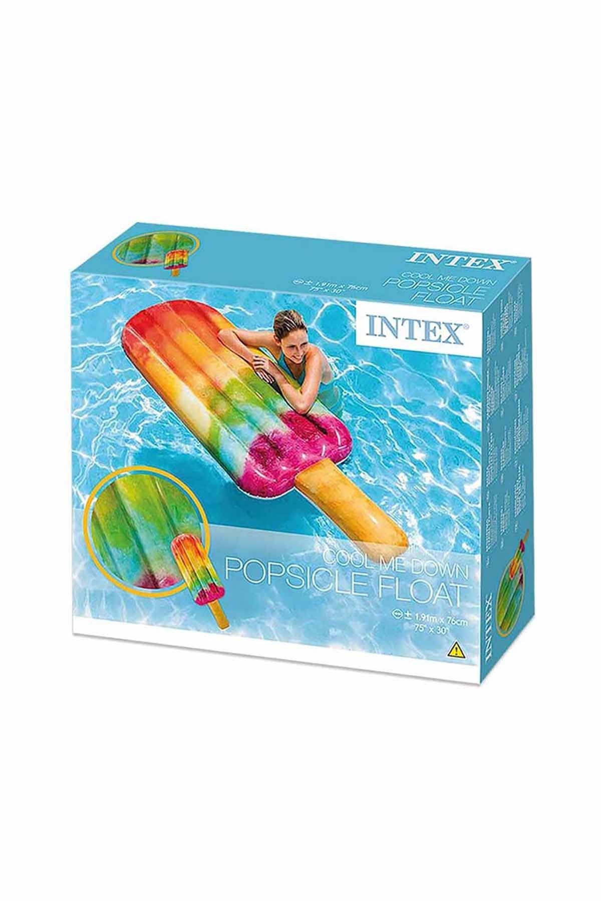 Intex Renkli Buz Dondurma Yatak 191x76 cm