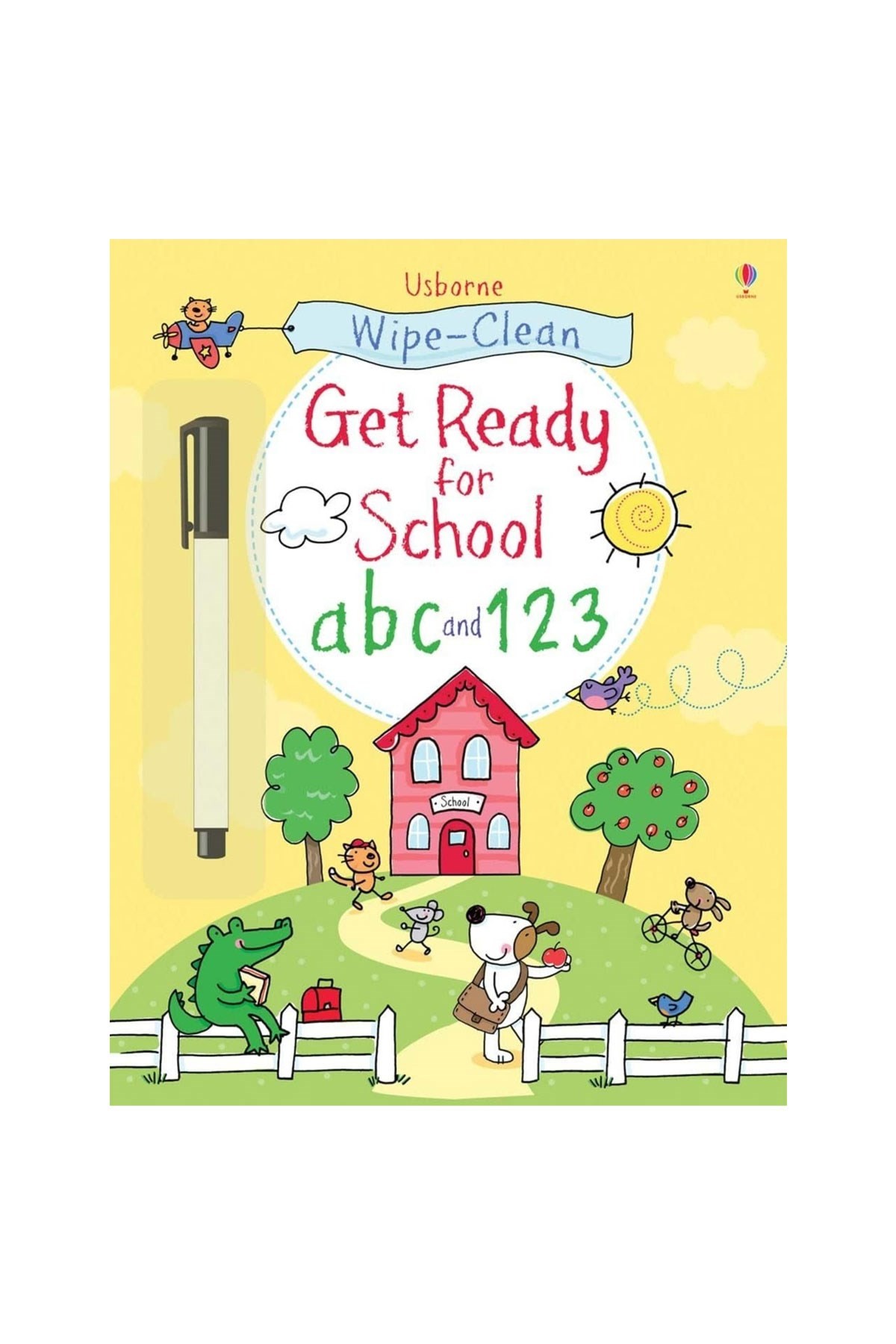 The Usborne Wipe-Clean Get Ready for School ABC And 123
