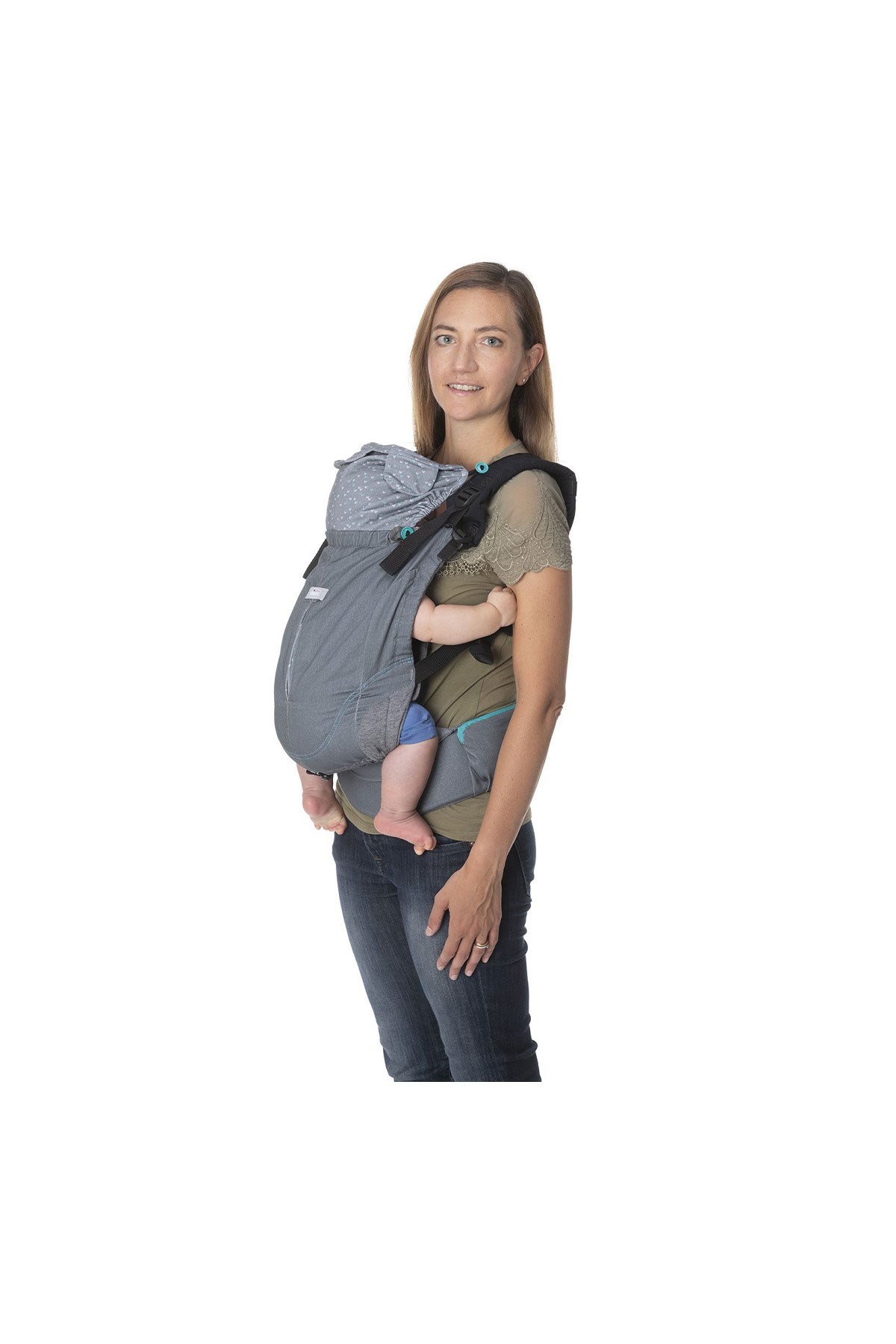 Chicco Myamaki Fit Baby Kanguru Cool Grey Gri