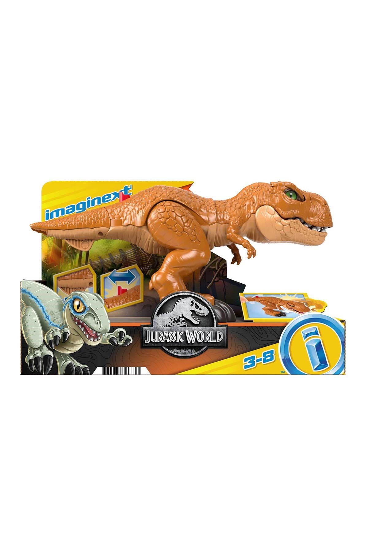 Imaginext Jurassic World T-Rex Aksiyonu