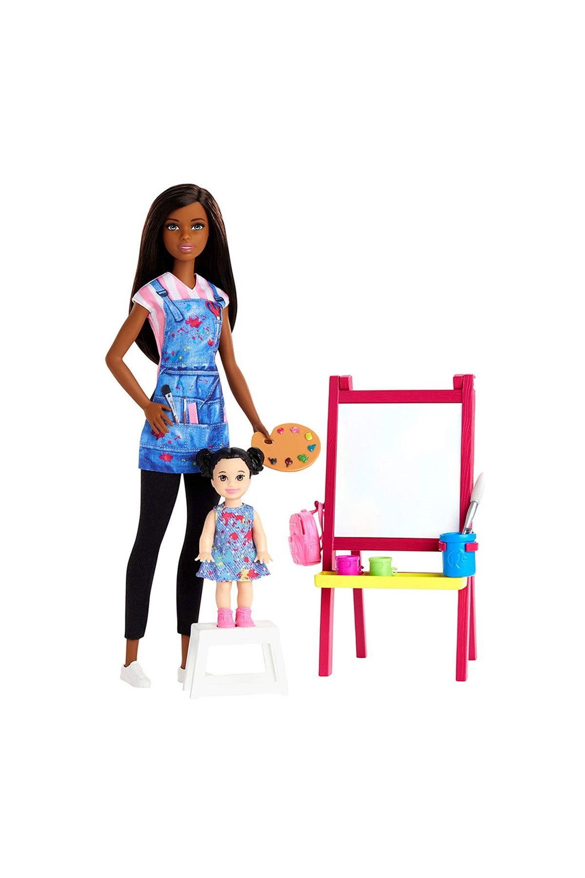 Barbie ve Meslekleri Oyun Setleri Resim Öğretmeni GJM30