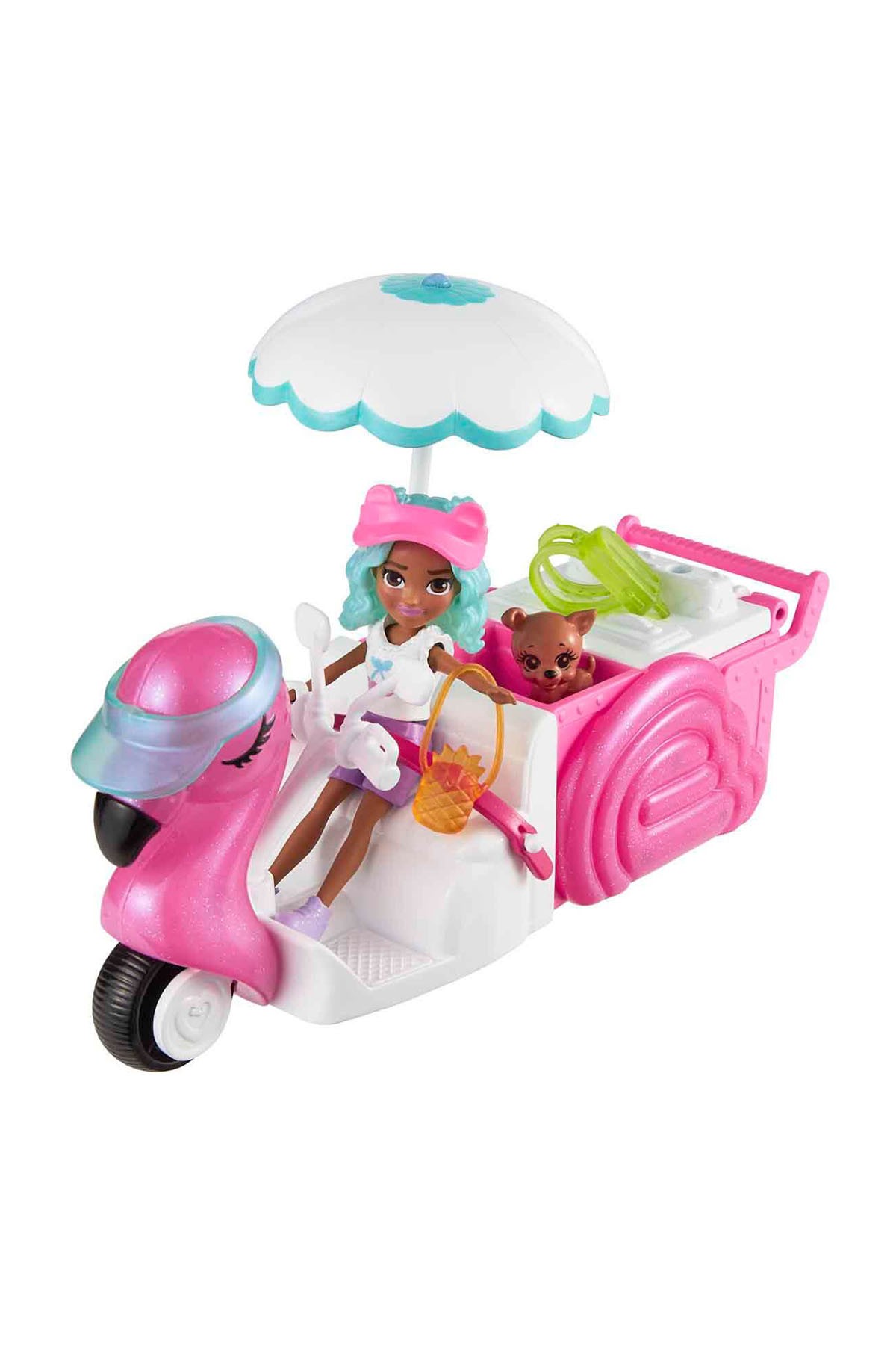 Polly Pocket Filamingo Motosiklet ve Tropik Aksesuarlar HWP24