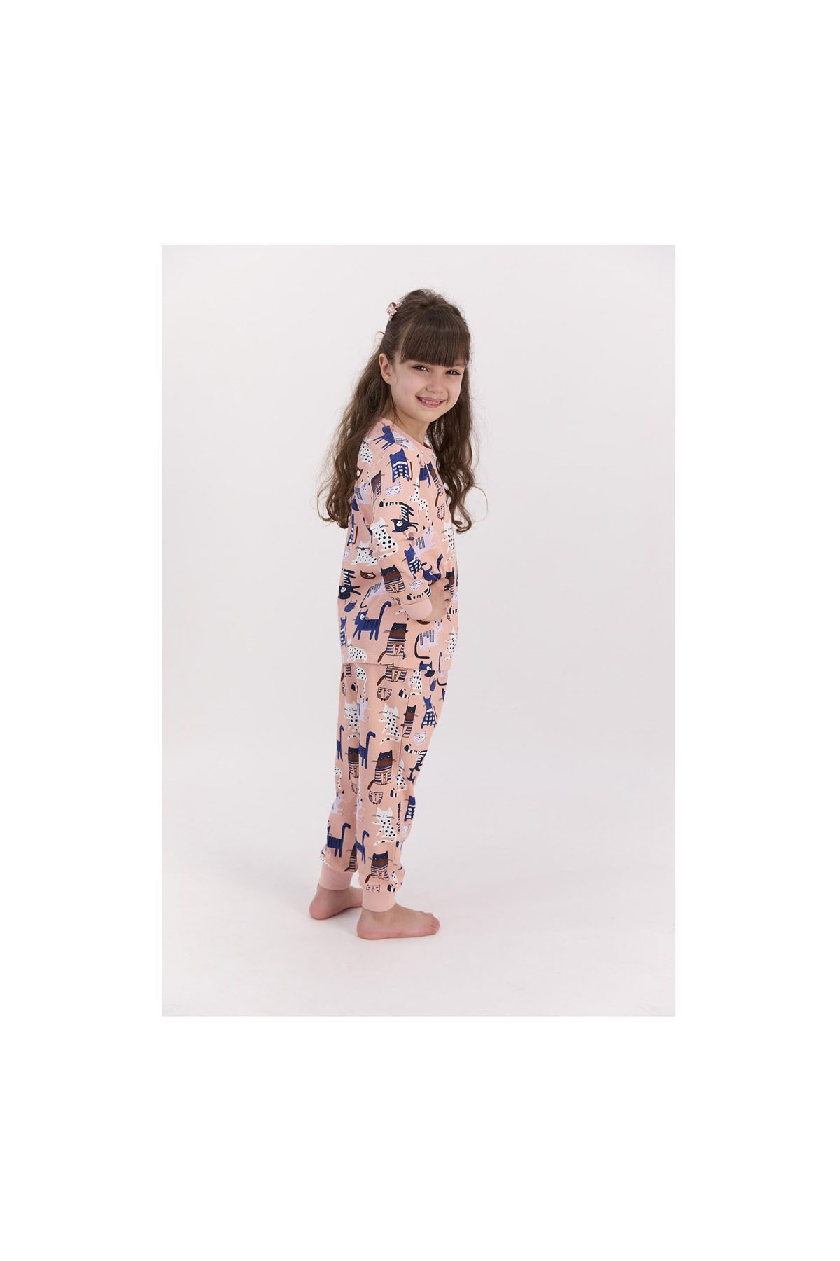 Roly Poly Kız Çocuk Pijama Takım Mocha