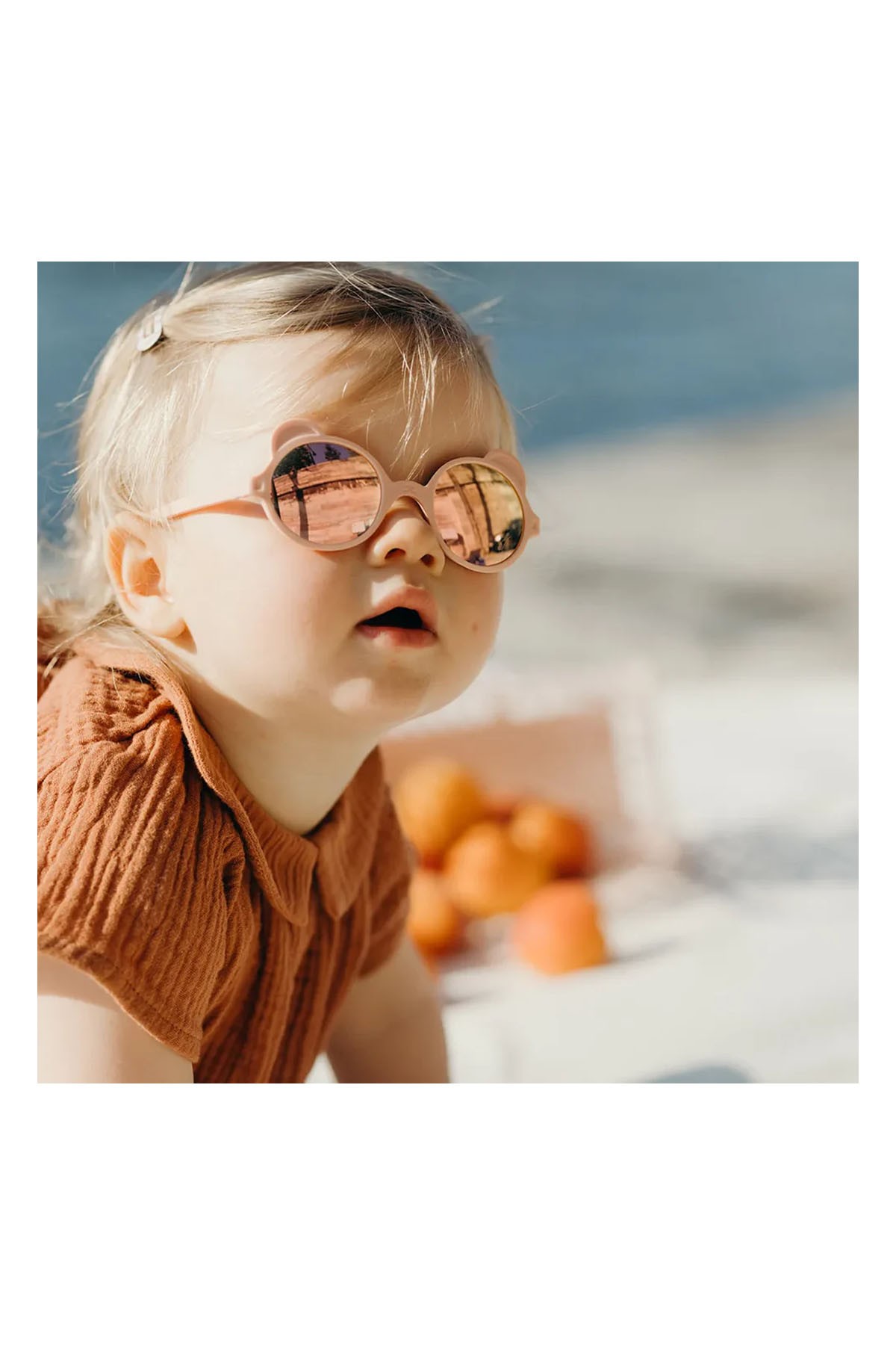 Kietla Ours'on Güneş Gözlüğü Çocuk 1-2 Yaş Peach