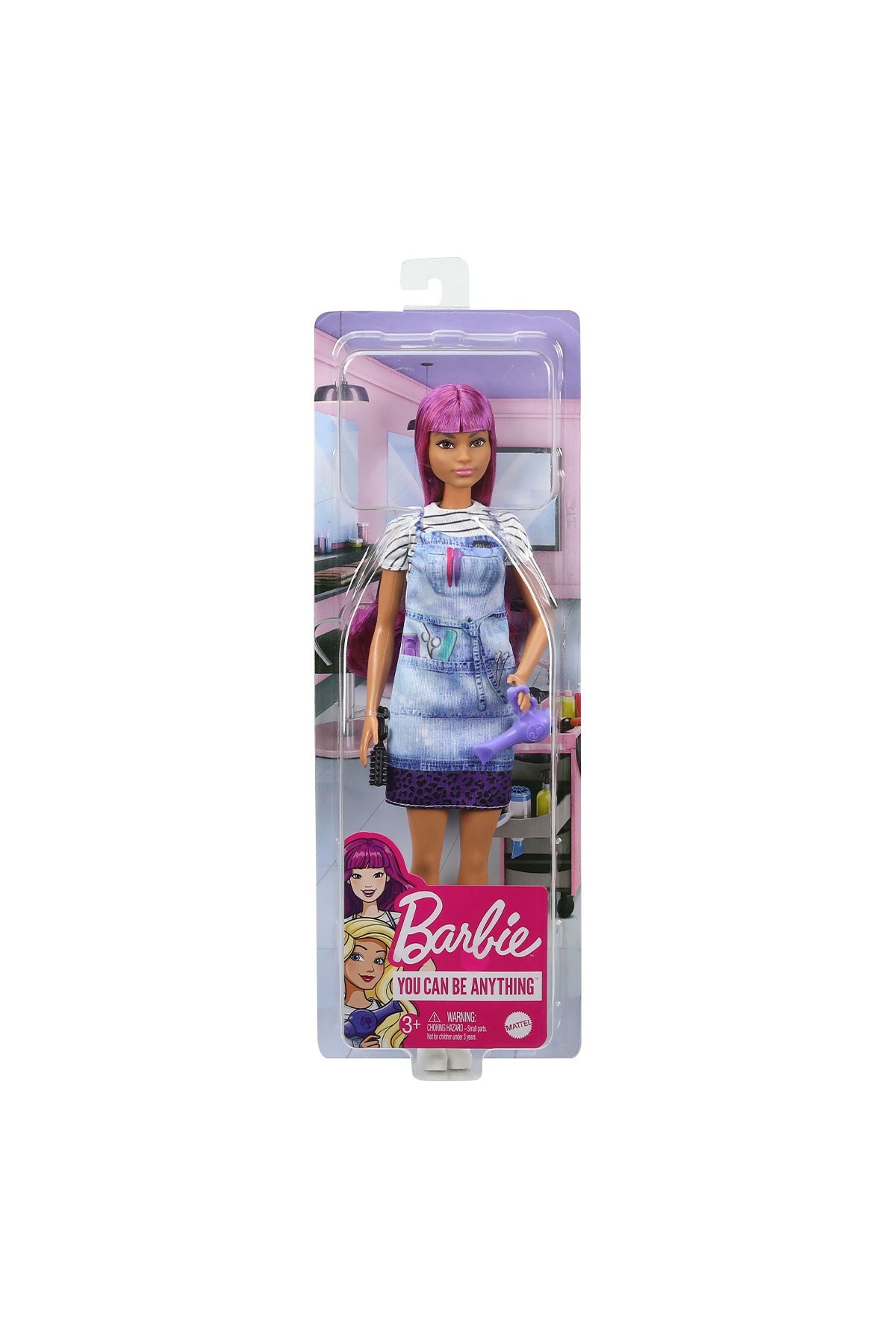 Barbie Kariyer Bebekleri Serisi Kuaför GTW36