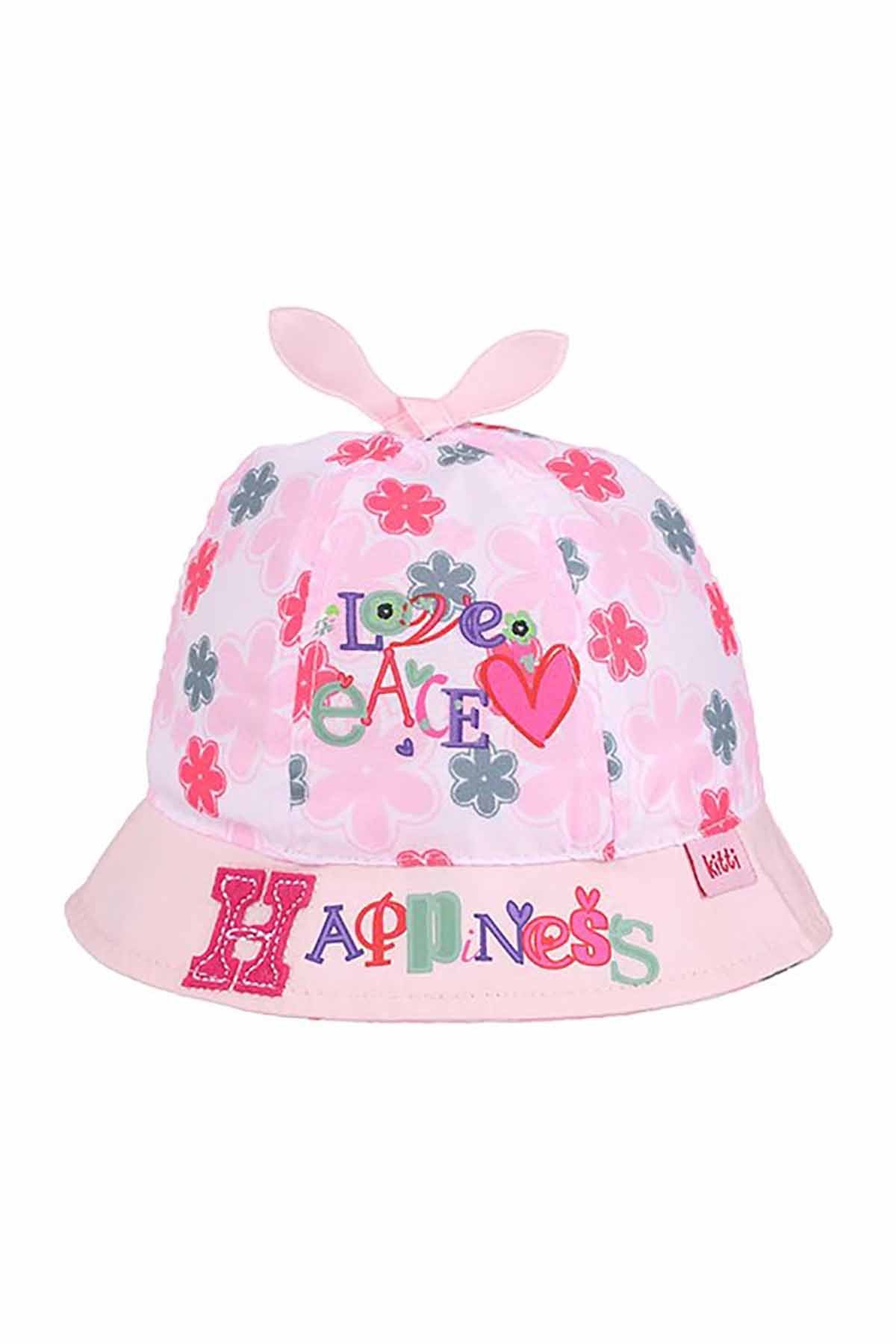 Kitti Maksi Kız Çocuk Şapka Happiness
