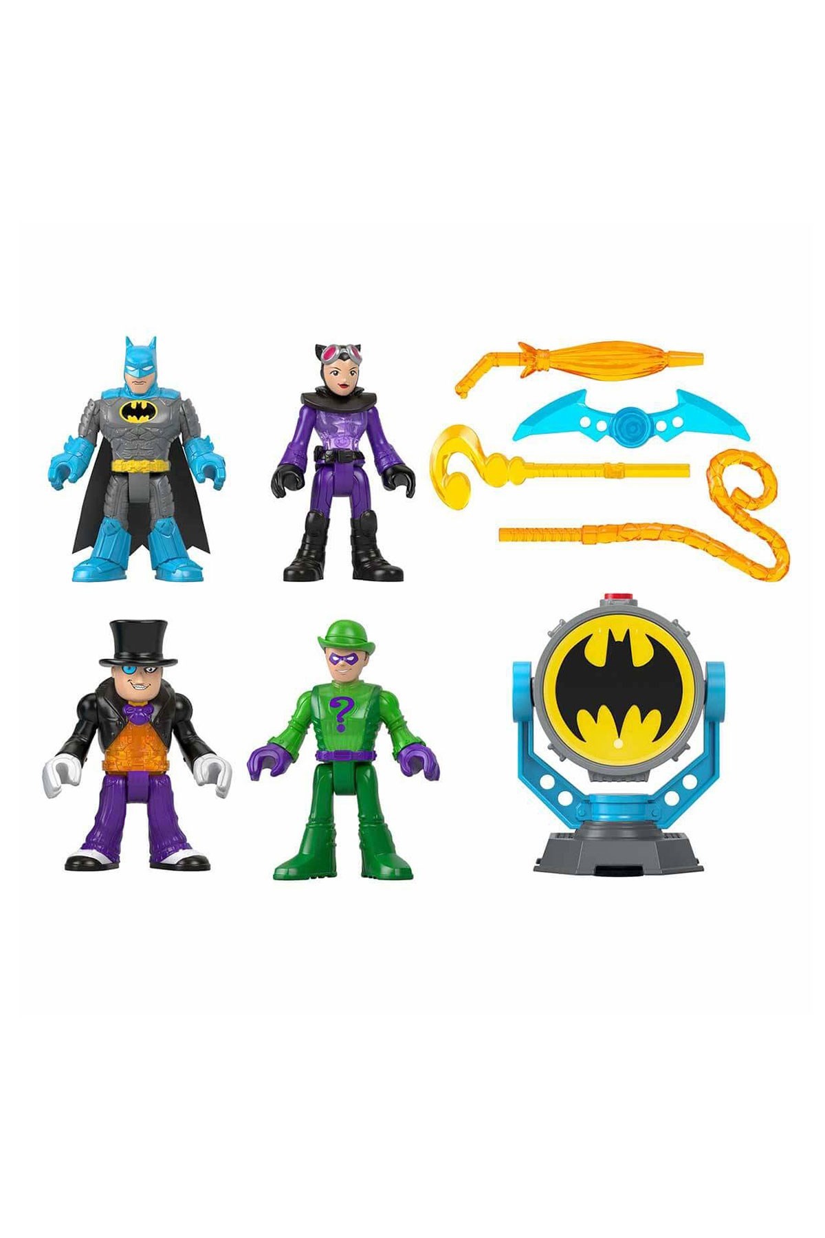 Imaginext DC Super Friends Bat-Tech Bat-Signal Figür Seti