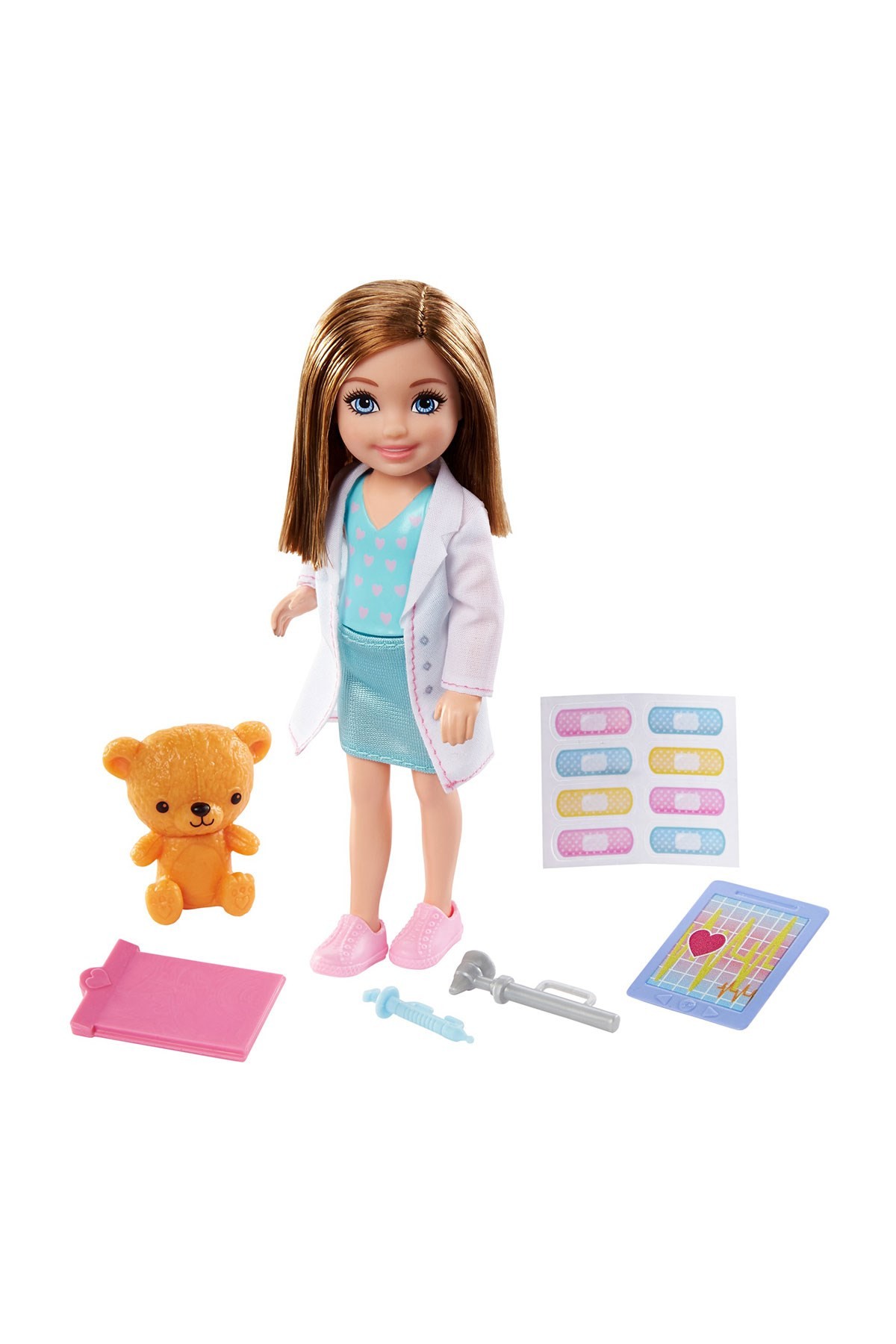 Barbie Chelsea Meslekleri Öğreniyor Bebek Serisi Doktor GTN88