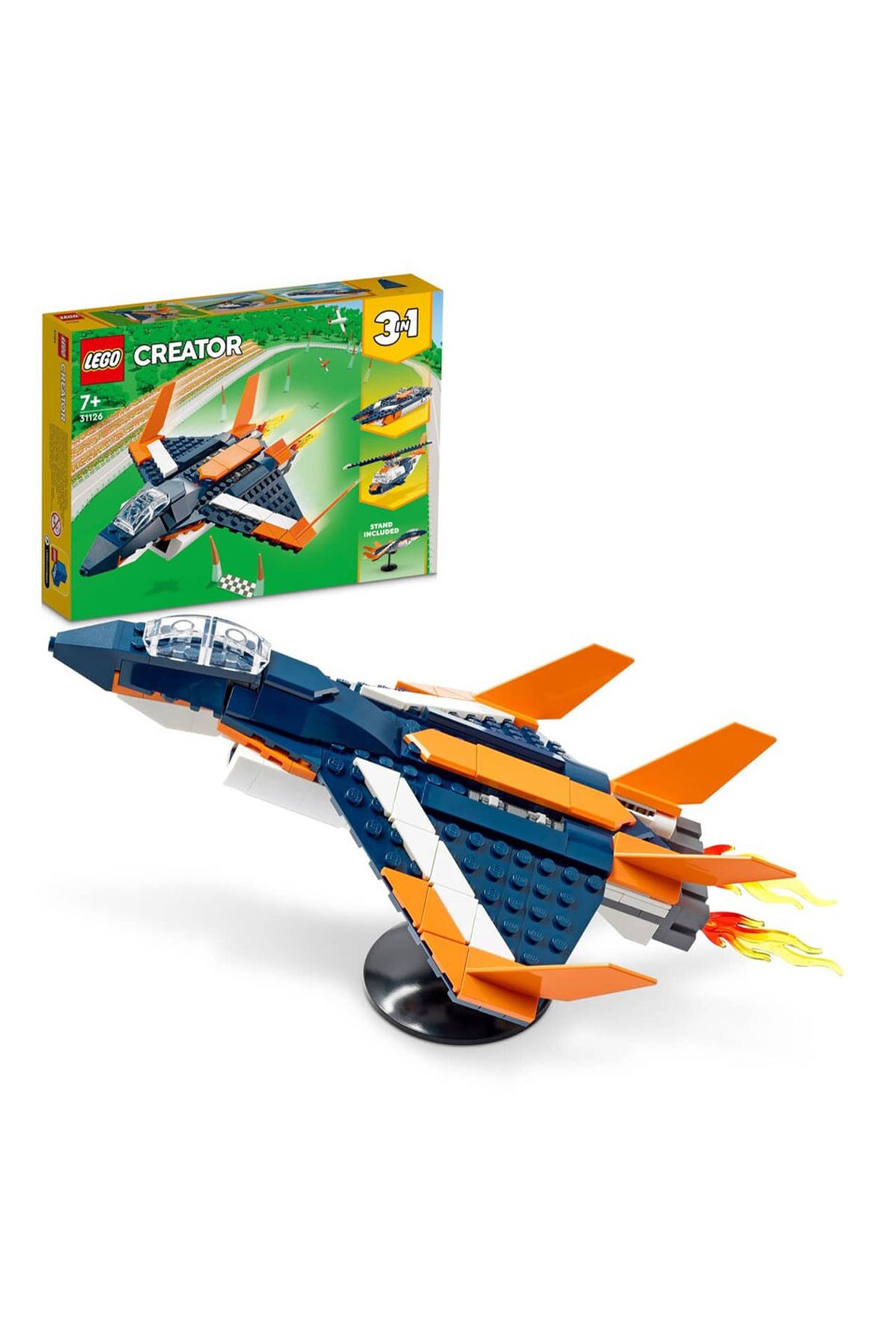 Lego Creator 3’ü 1 Arada Süpersonik Jet 31126