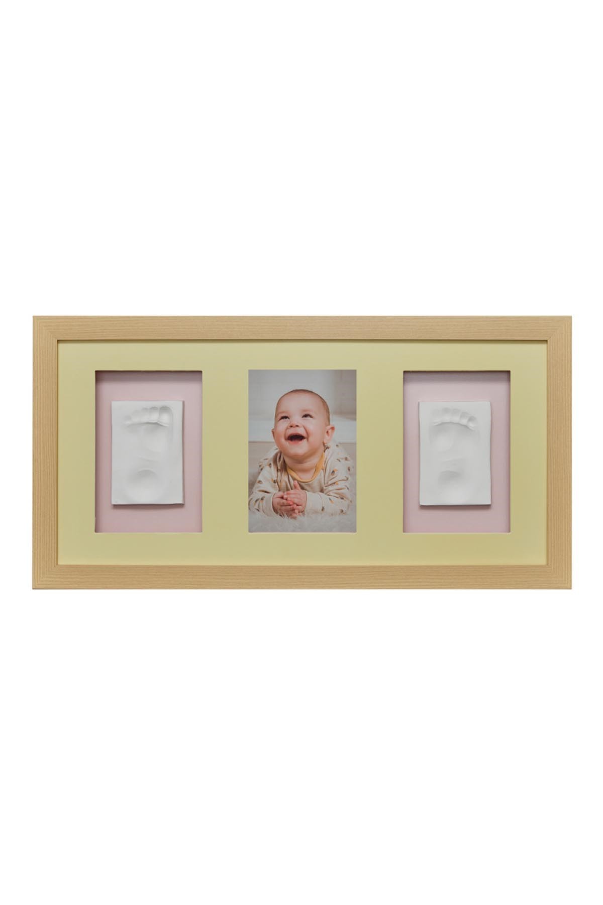 Baby Memory Prints Üçlü Çerçeve Naturel
