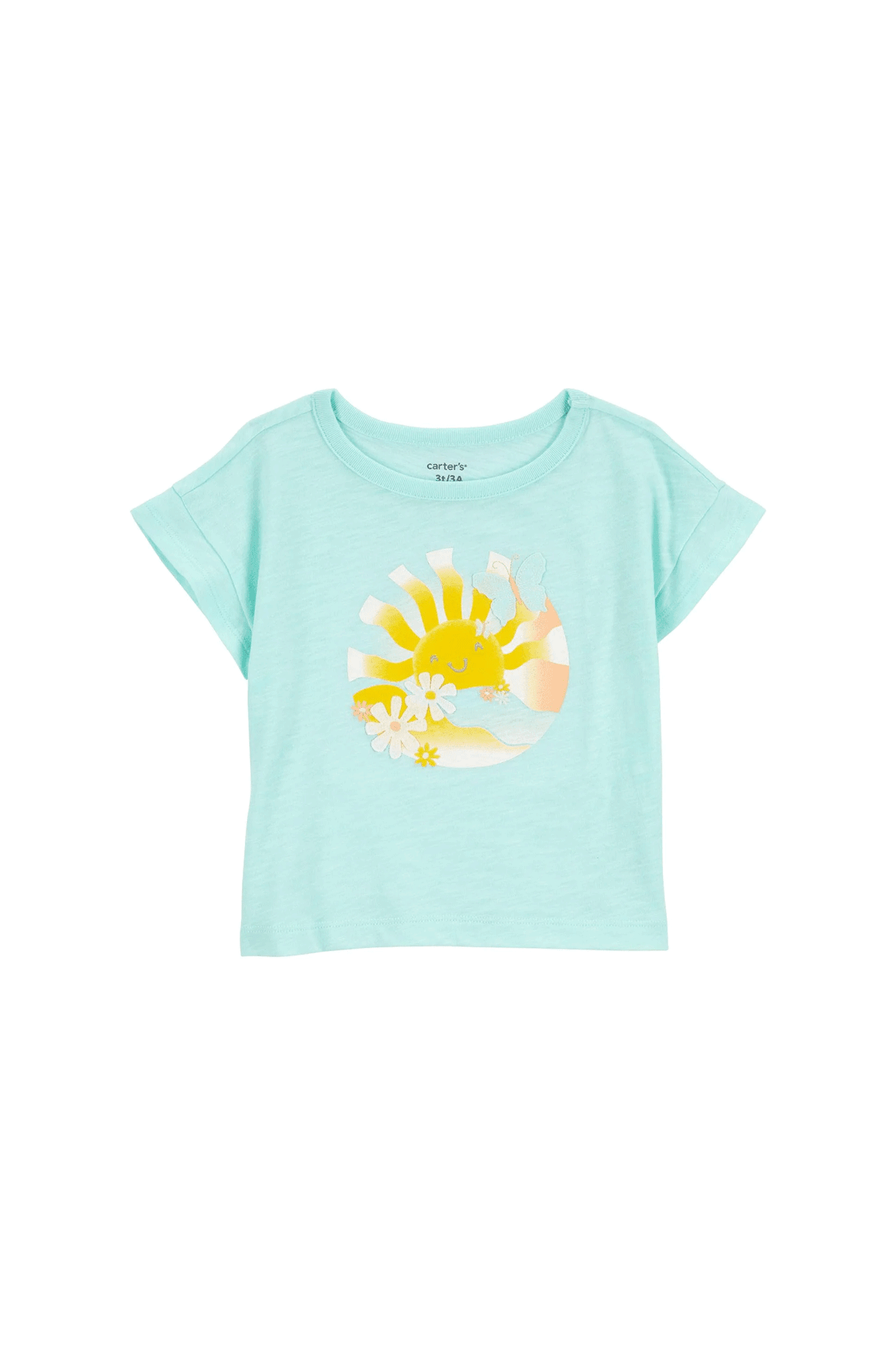 Carter's Küçük Kız Çocuk Tshirt Güneş Desenli