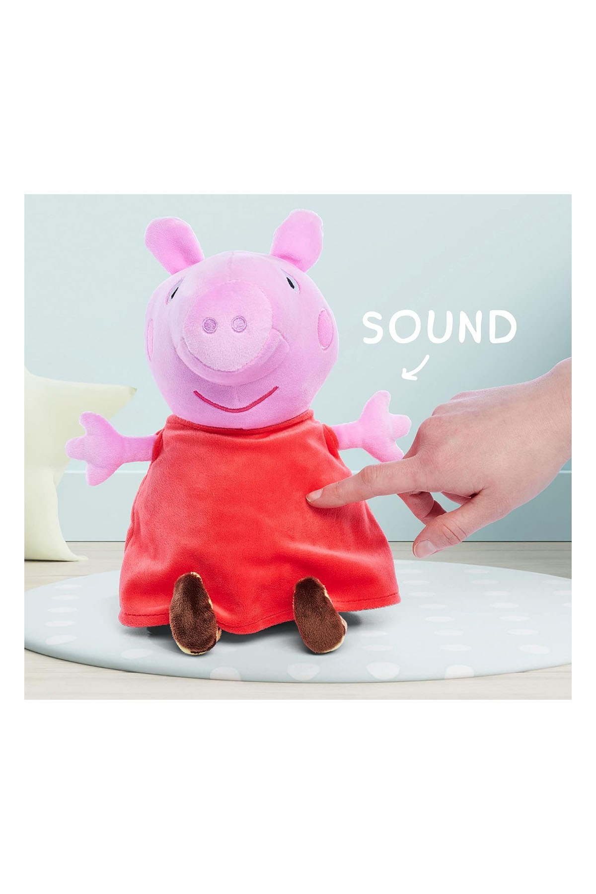 Peppa Pig Sesli Peluş 22 Cm