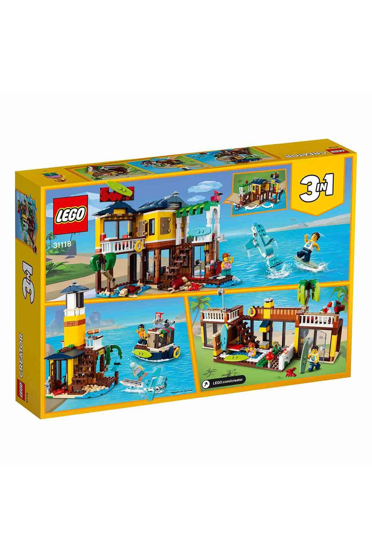 Lego Creator Sörfçü Plaj Evi 31118
