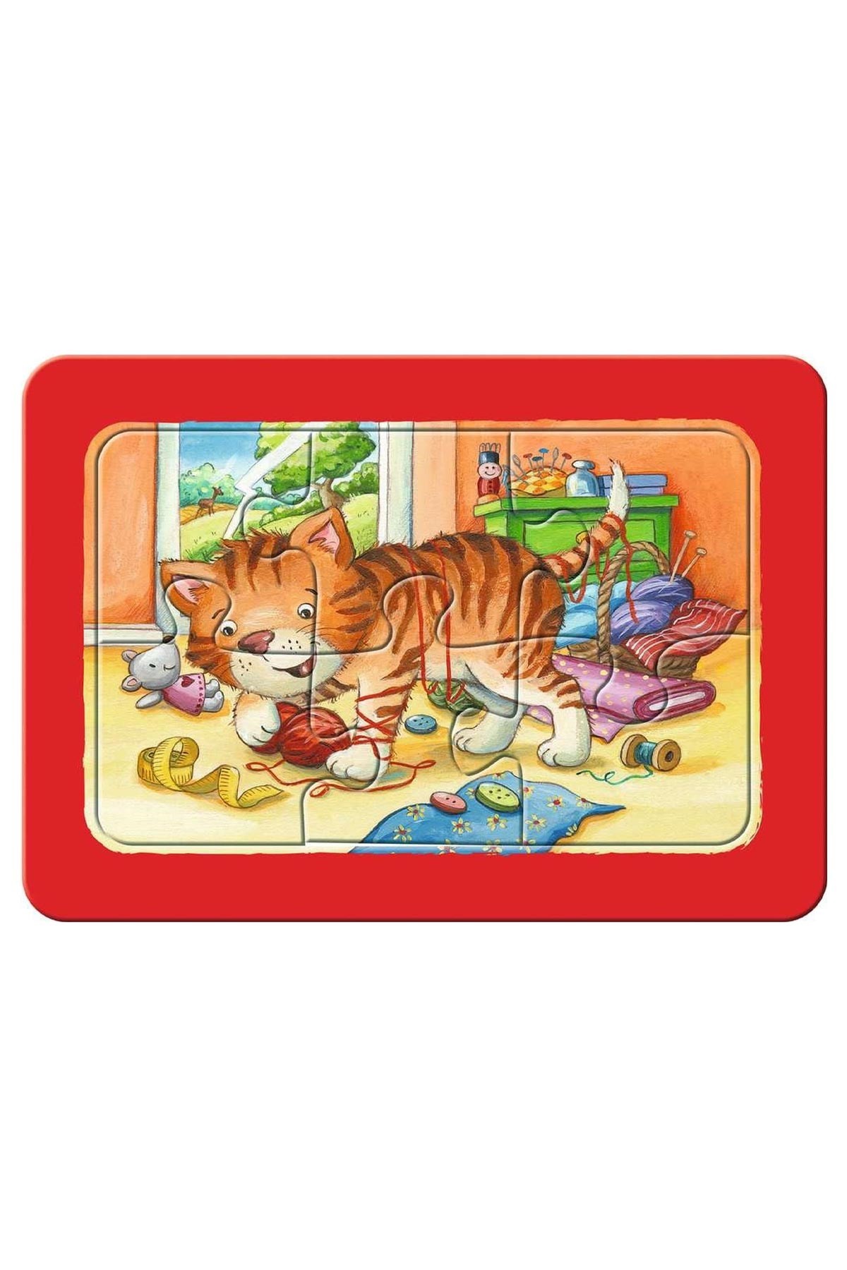 Ravensburger 3x6 Parçalı Çerçeveli Puzzle Animal Friends