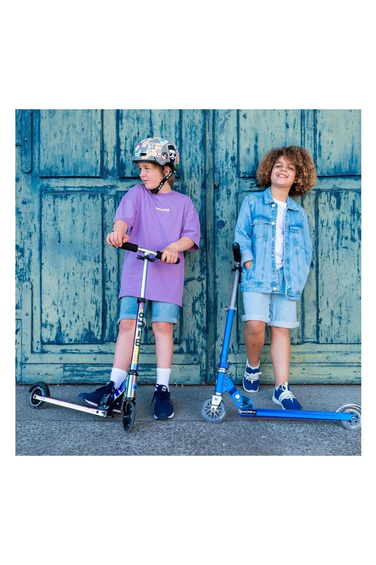 Micro 2 Tekerlekli Scooter Sprite LED Saphire Blue