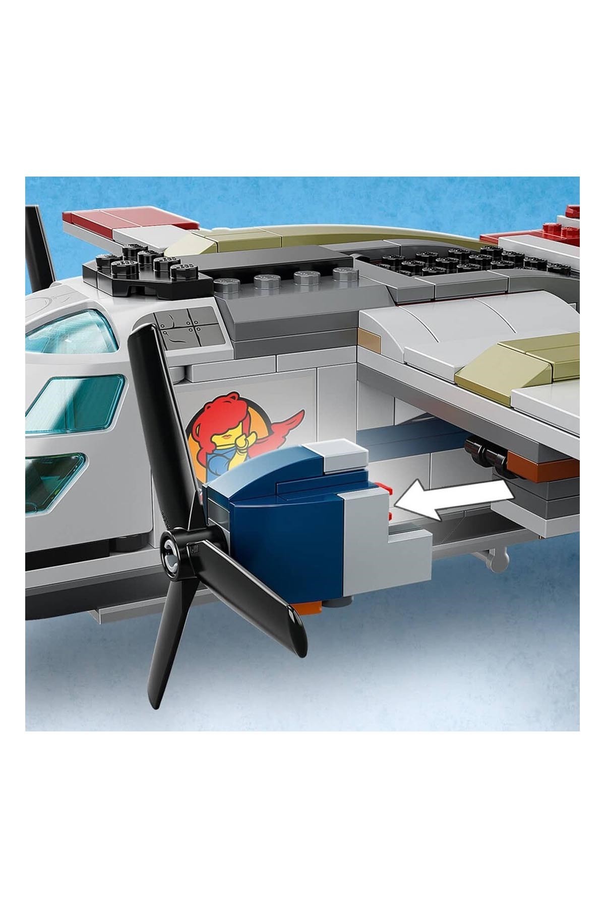 Lego Jurassic World Quetzalcoatlus Uçak Pususu