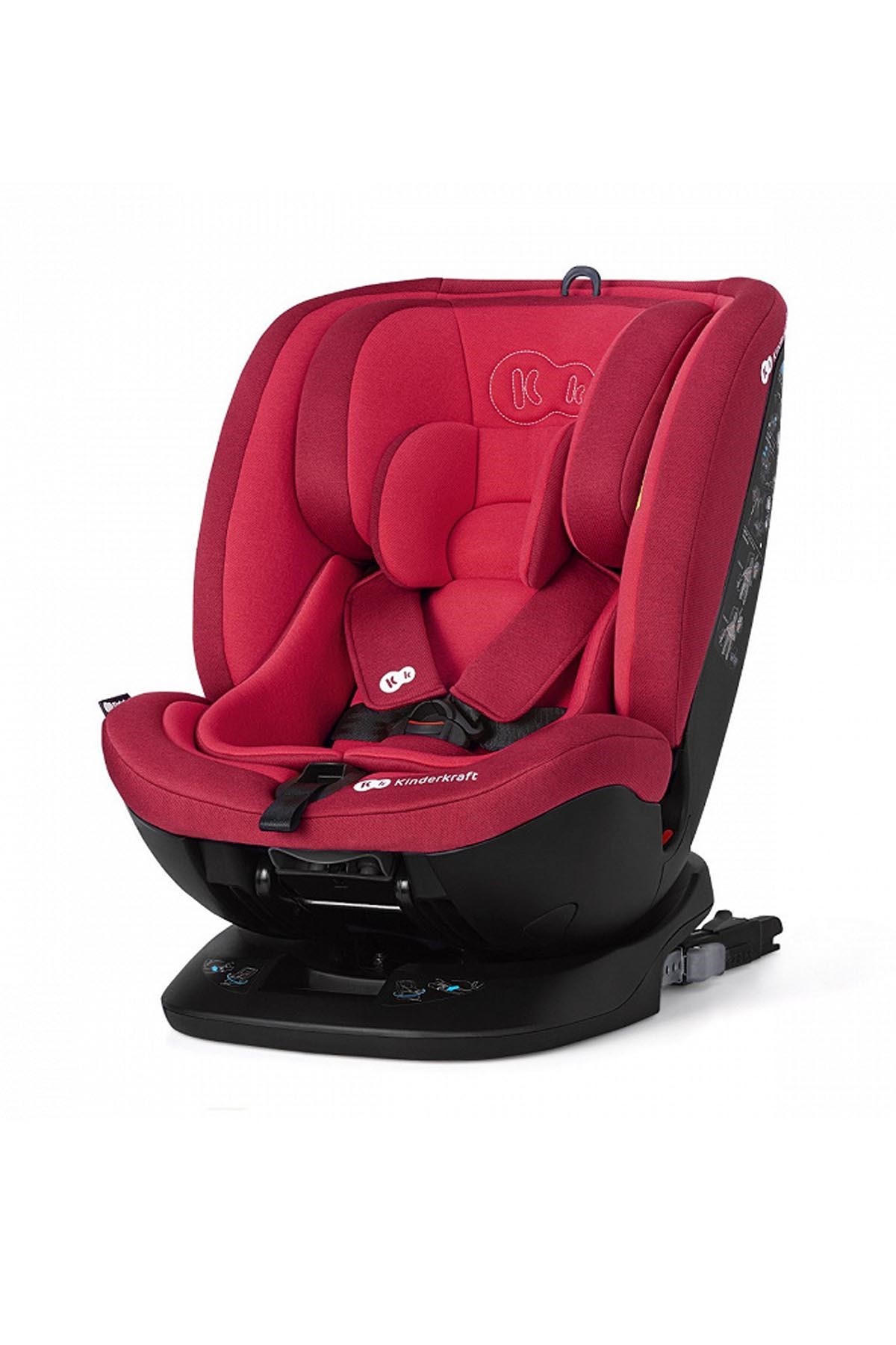 Kinderkraft XPEDITION 360 Derece Dönebilen Oto Koltuğu Red 0-36 kg