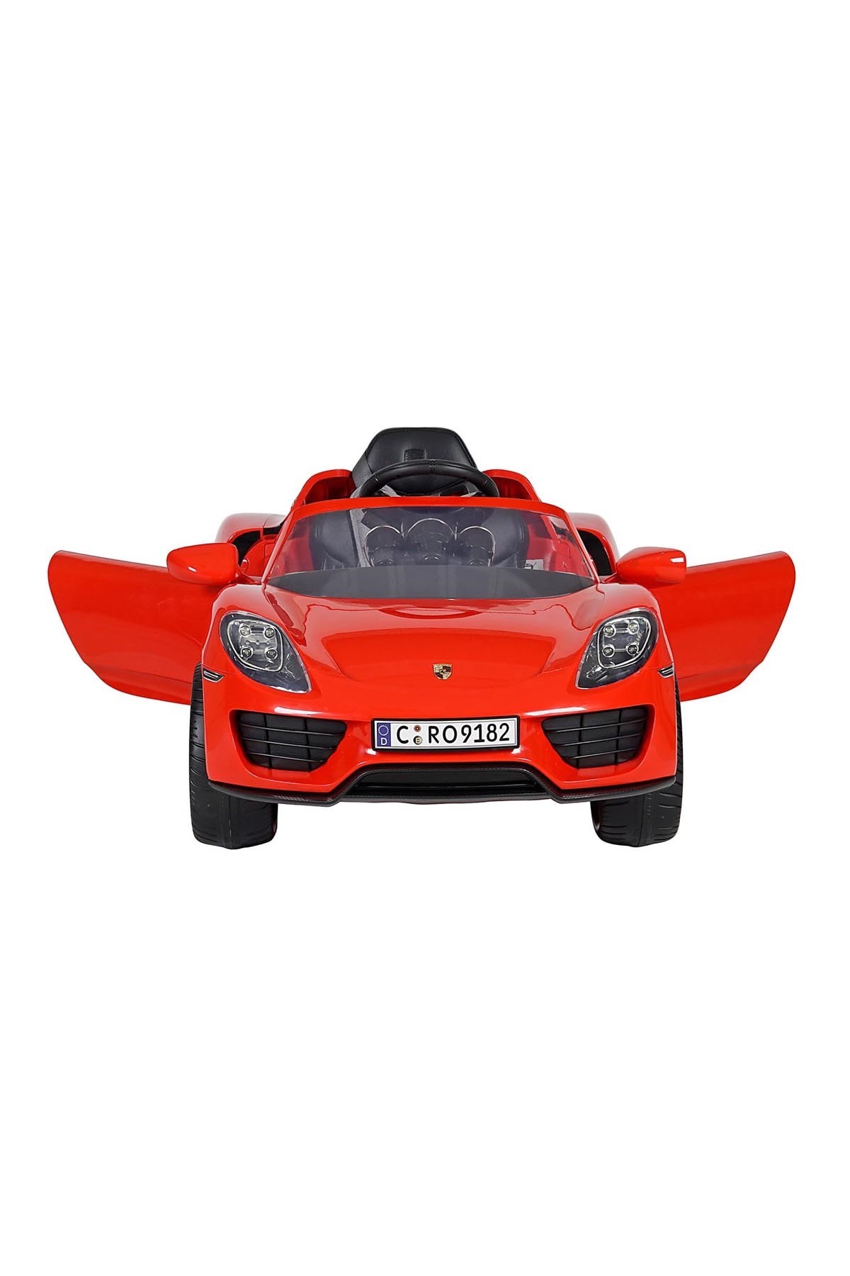 Rollplay W418QHG4 Porsche 918 Spyder 12V Uzaktan Kumandalı Akülü Araba Kırmızı