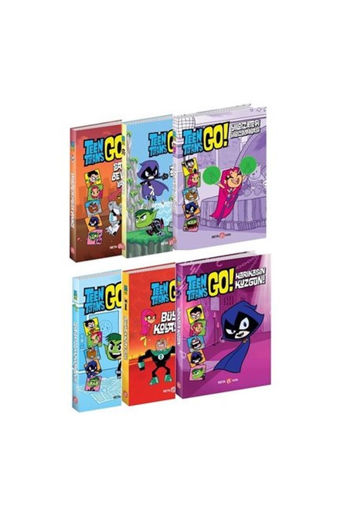 Disney DC Comics: Teen Titans GO! Macera Seti 6 Kitap
