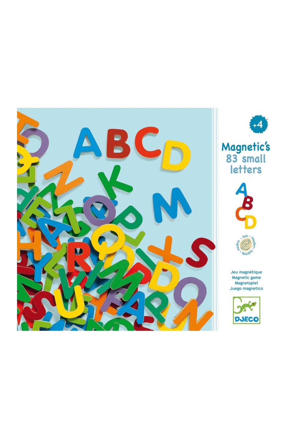Djeco Mıknatıslı Oyunlar / 83 Small Magnetic Letters