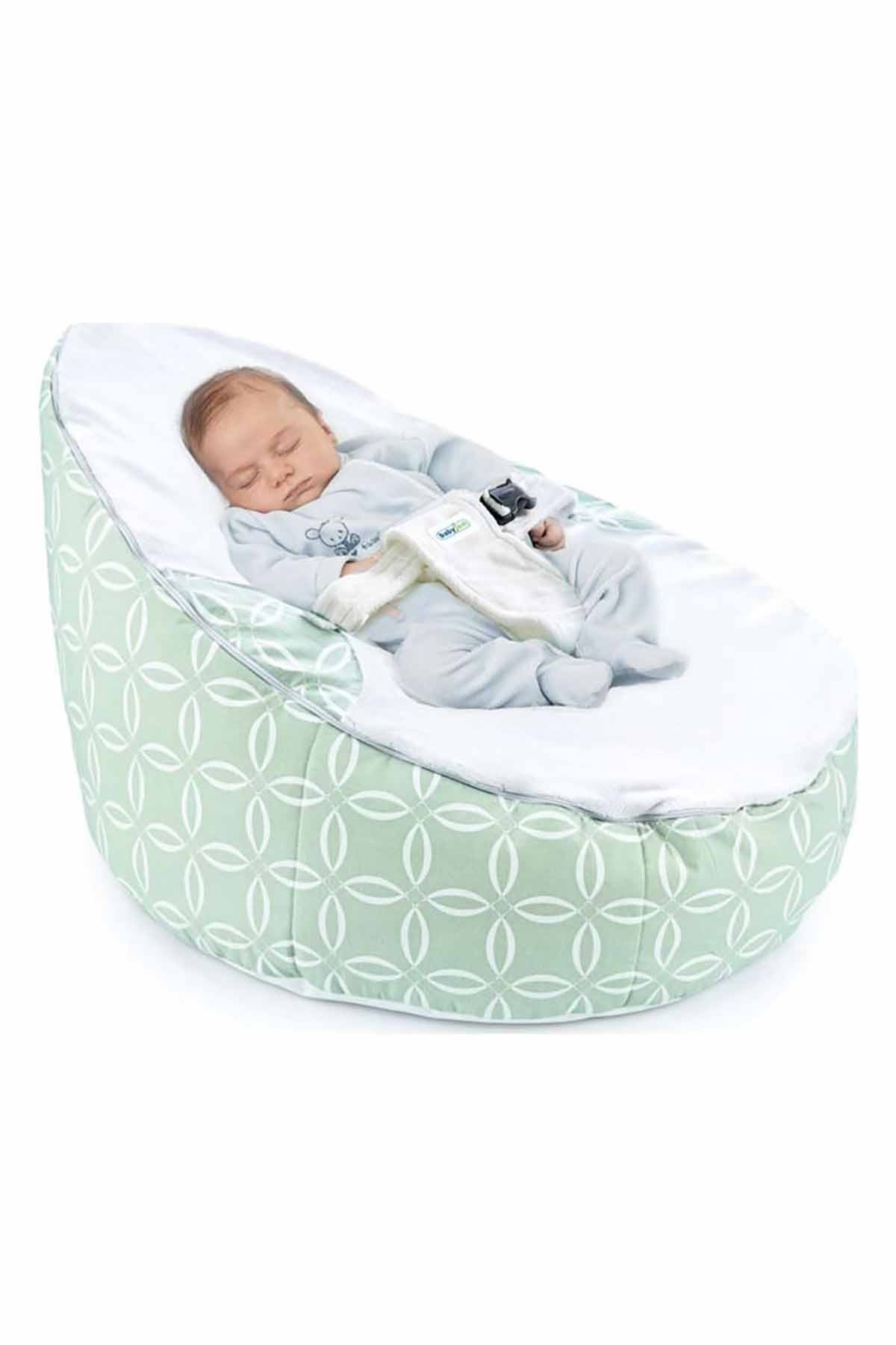 Babyjem Fasulye Bebek Yatağı Yeşil Halka
