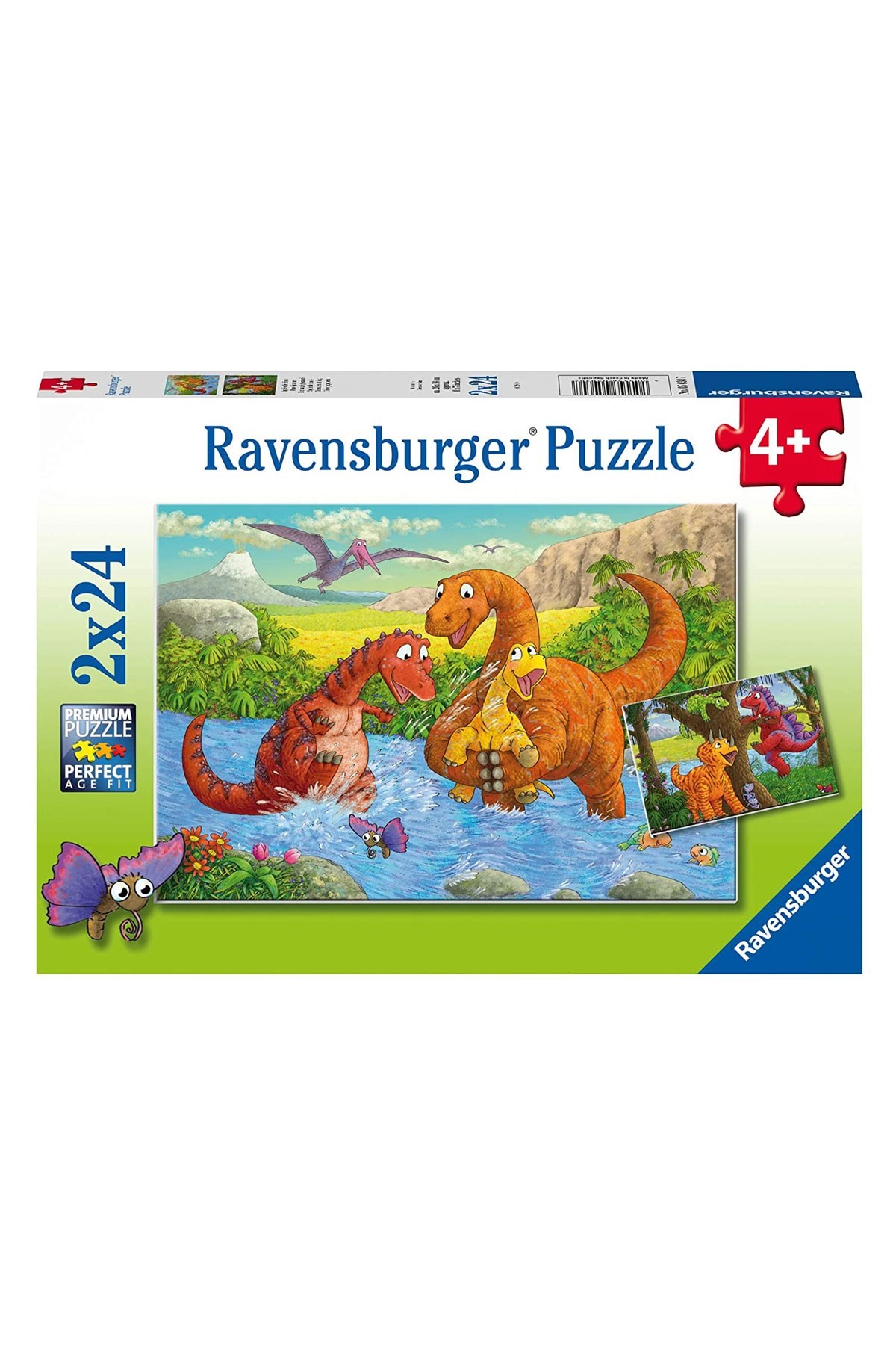 Ravensburger Puzzle Dinos 2X24 Parça