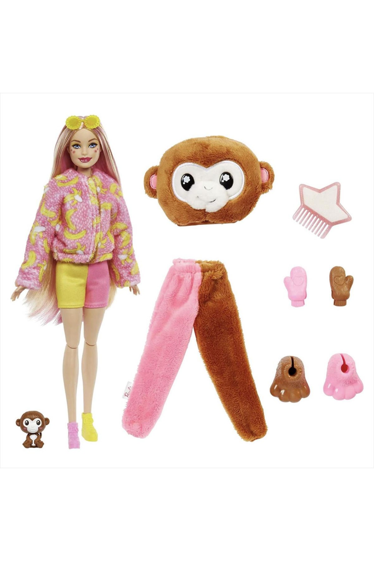 Barbie Cutie Reveal Bebekler Barbie Tropikal Orman Serisi HKR01